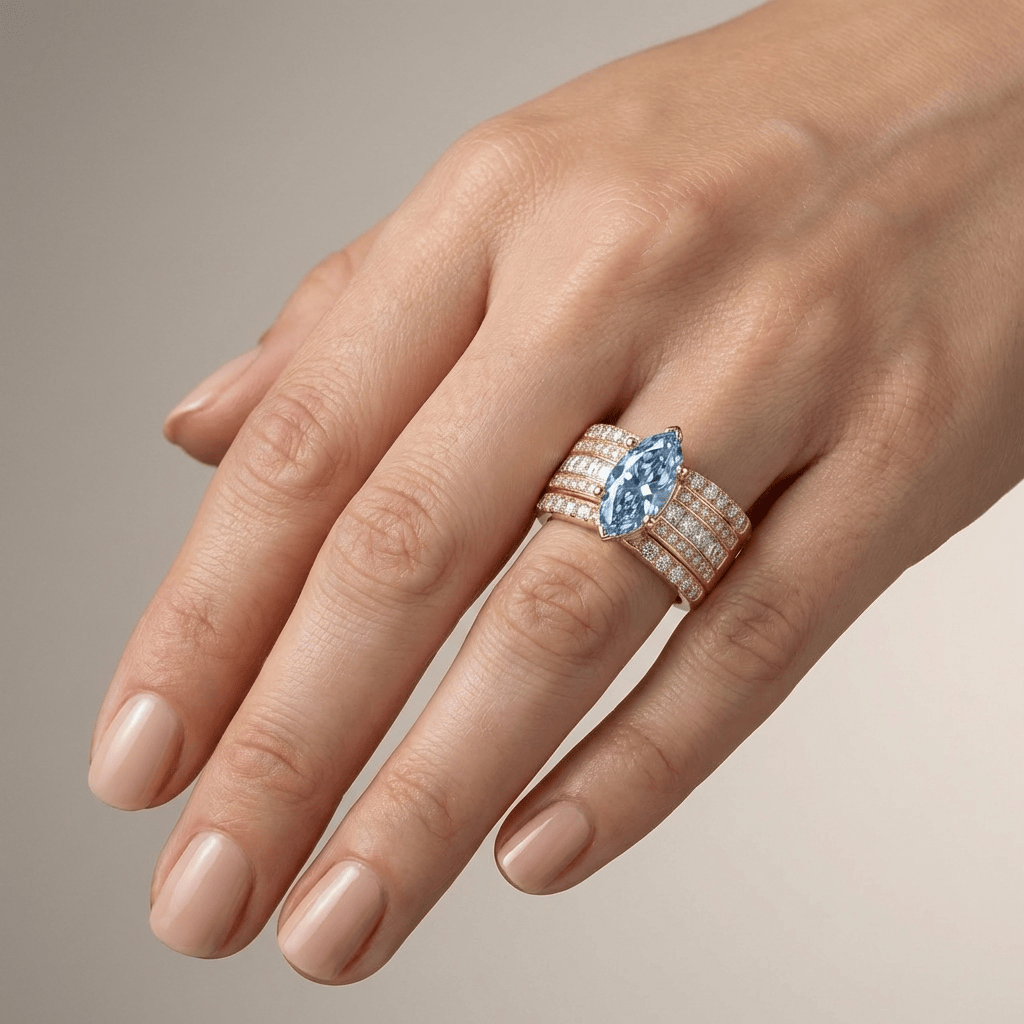 Enrica Gold Sapphire Ring
