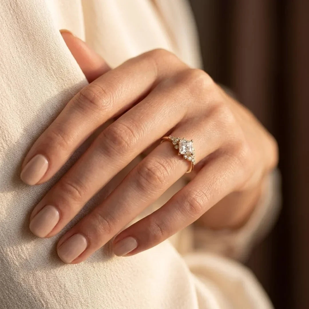 Camille Gold Solitaire Ring