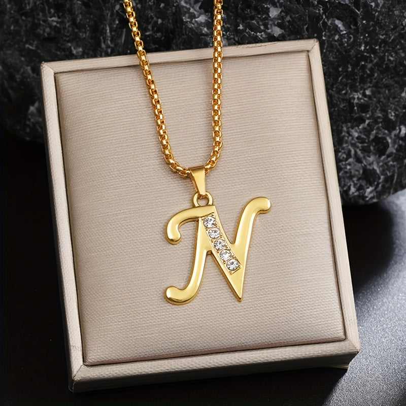 Corinne Gold Initial Necklace