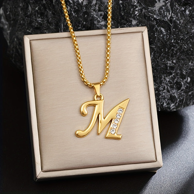 Corinne Gold Initial Necklace