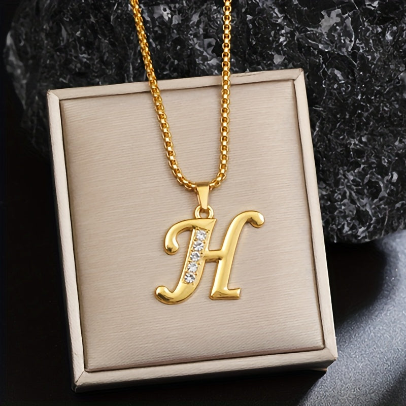 Corinne Gold Initial Necklace