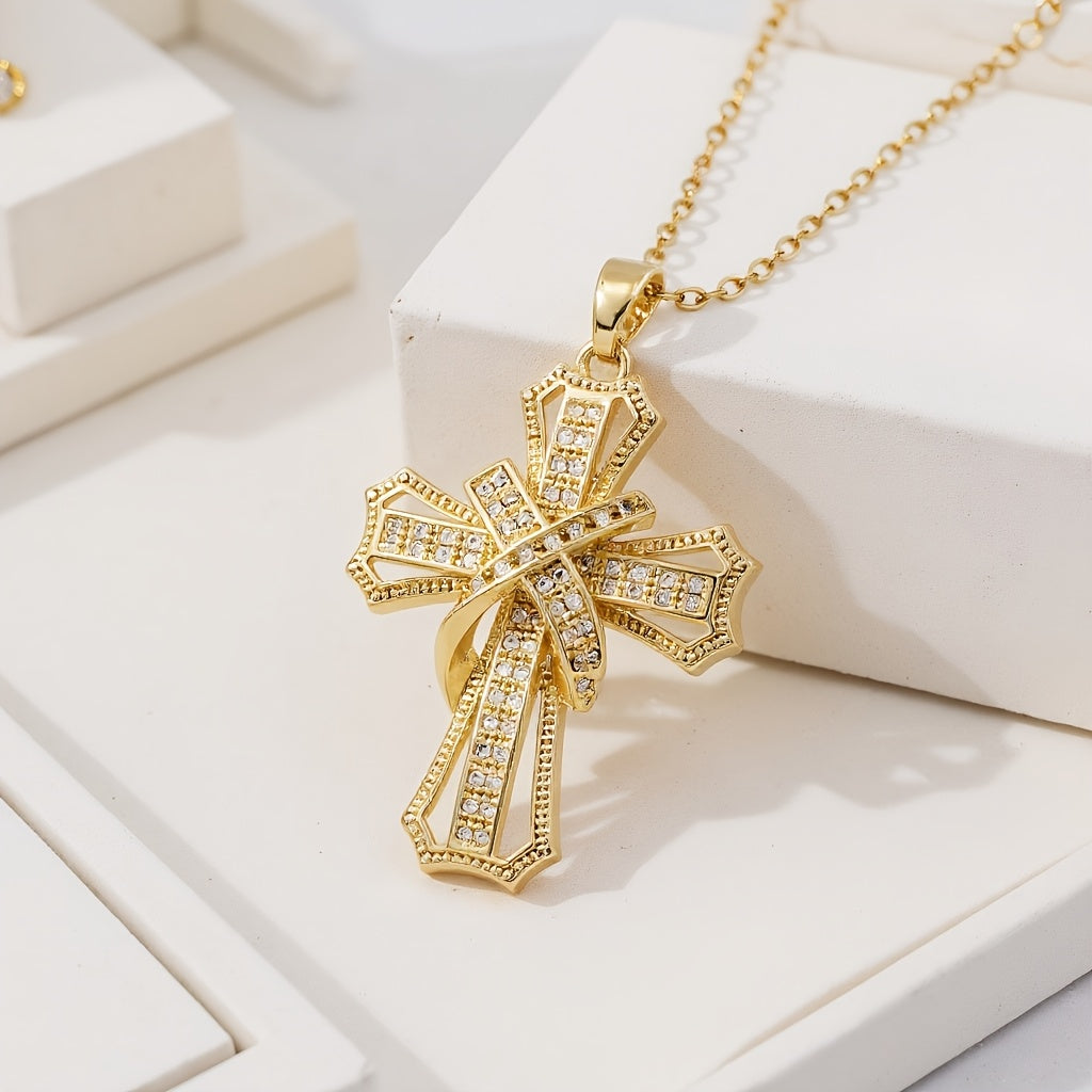 Arabella Gold Pendant Necklace