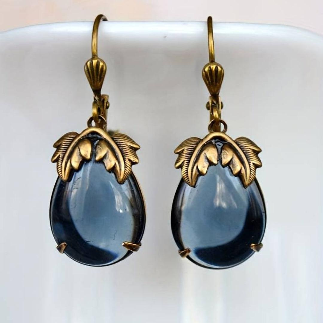 Virginia Gold Sapphire Earrings