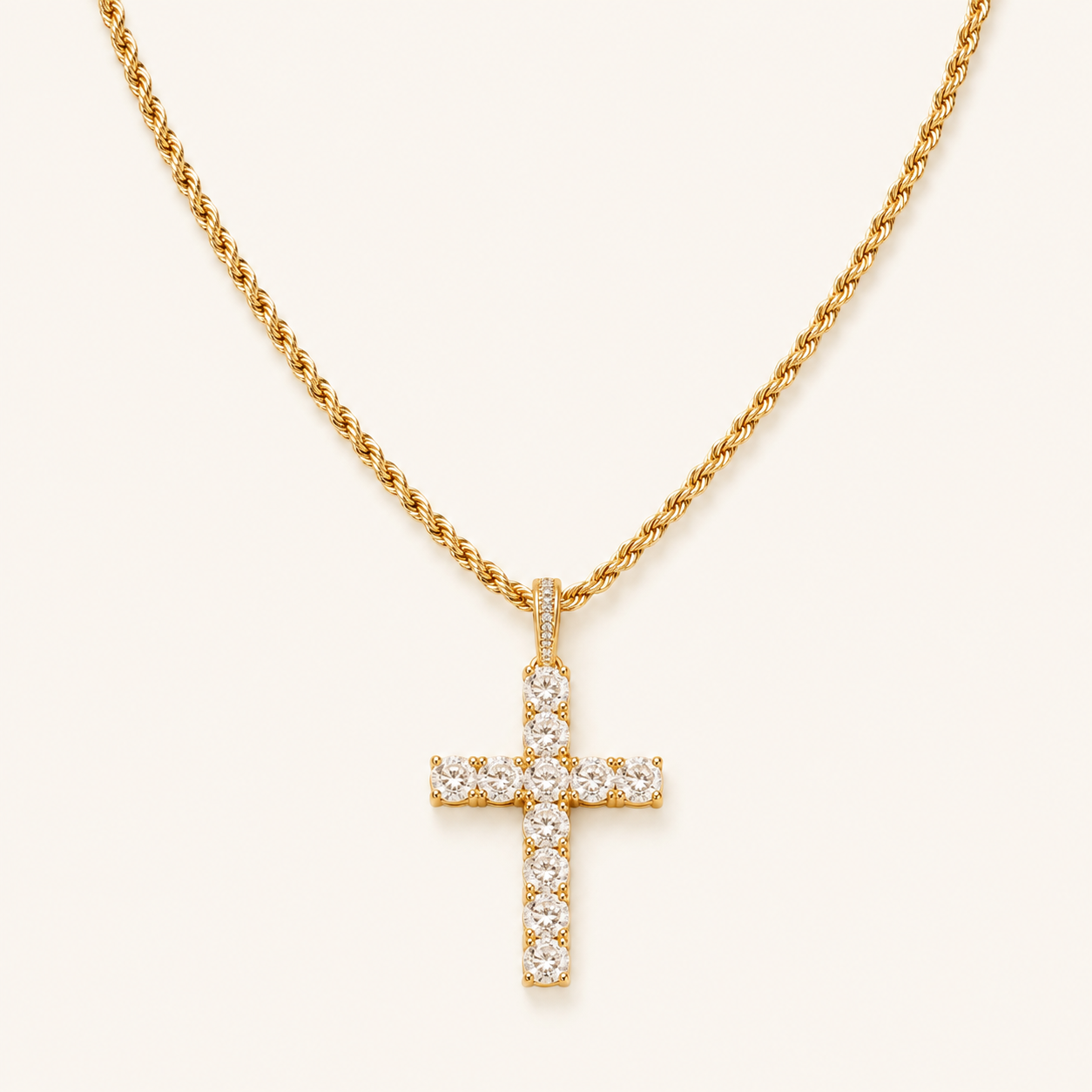 Eden Diamond Cross Necklace