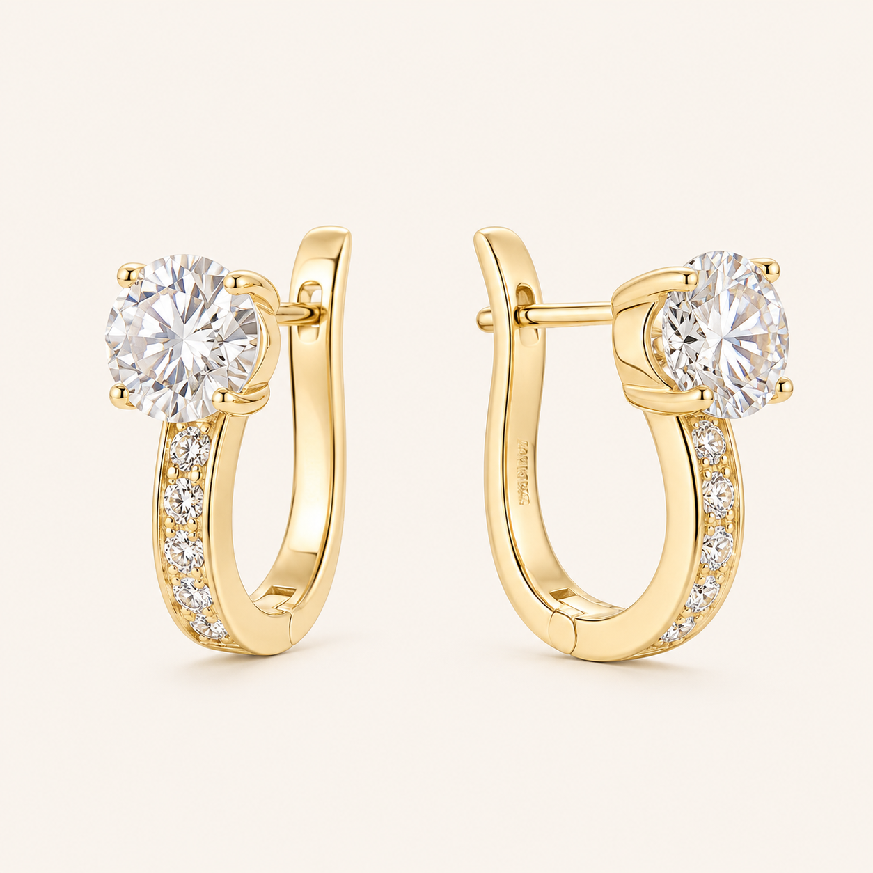 Kamila Gold Huggie Earrings
