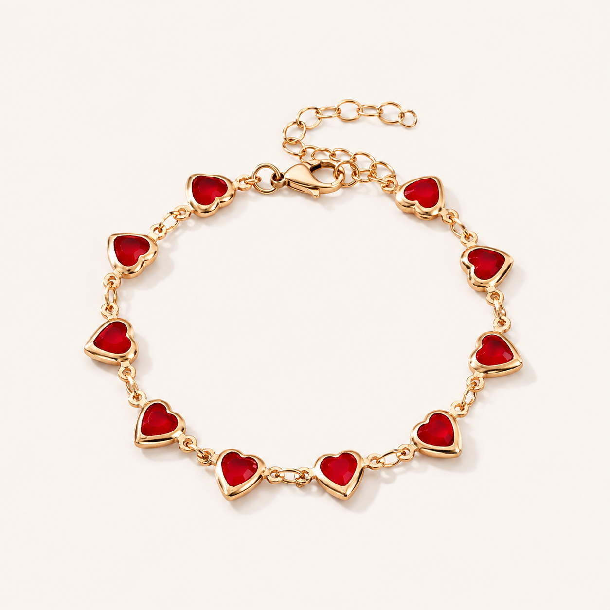 Ramona Gold Ruby Bracelet