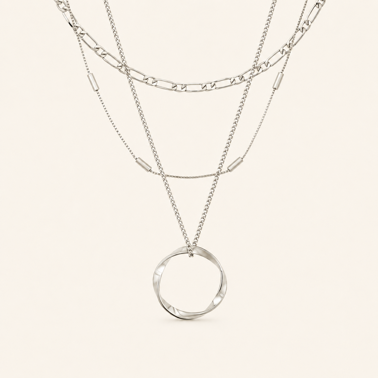 Manon White Gold Necklace