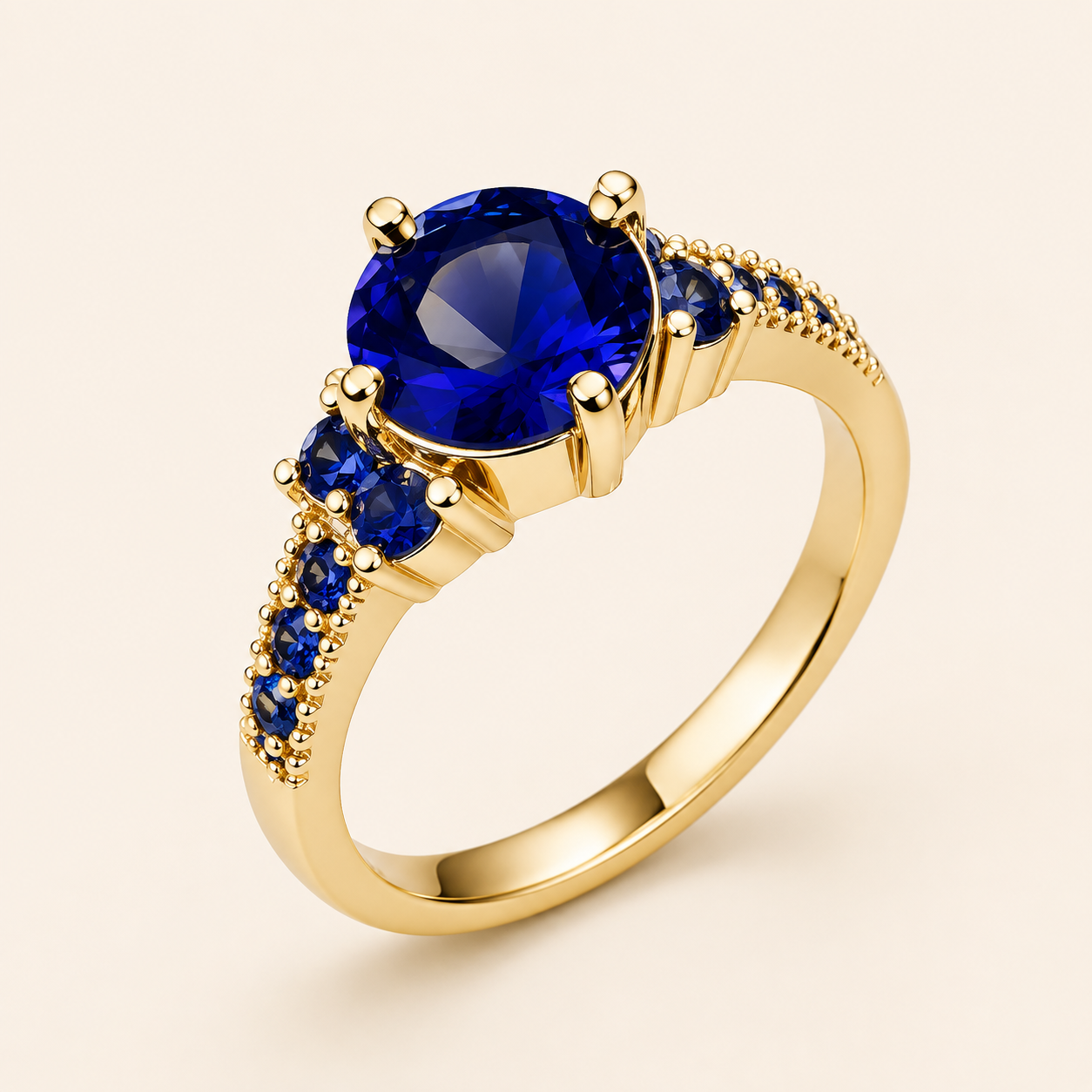 Celia Gold Sapphire Ring