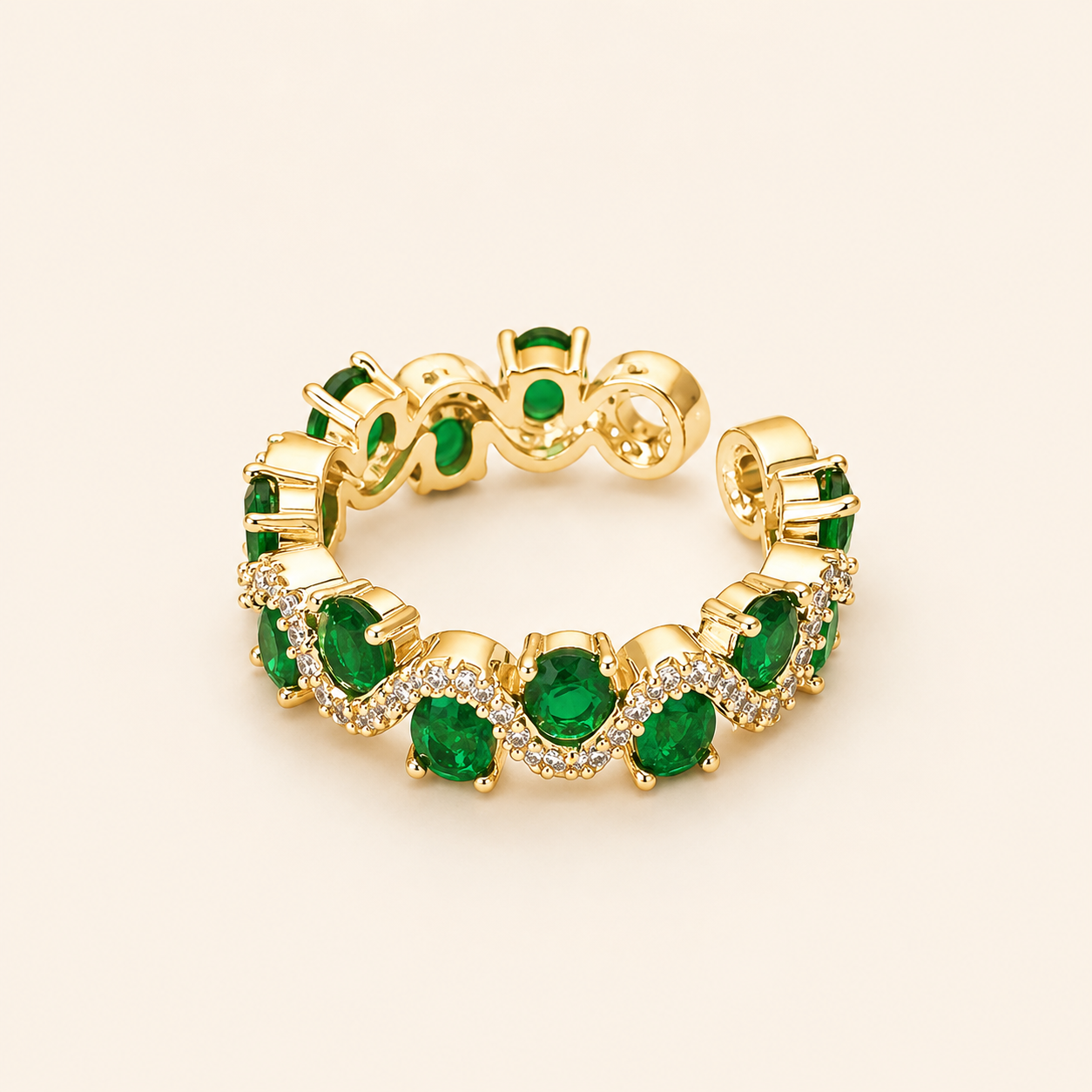 Calira Gold Emerald Ring