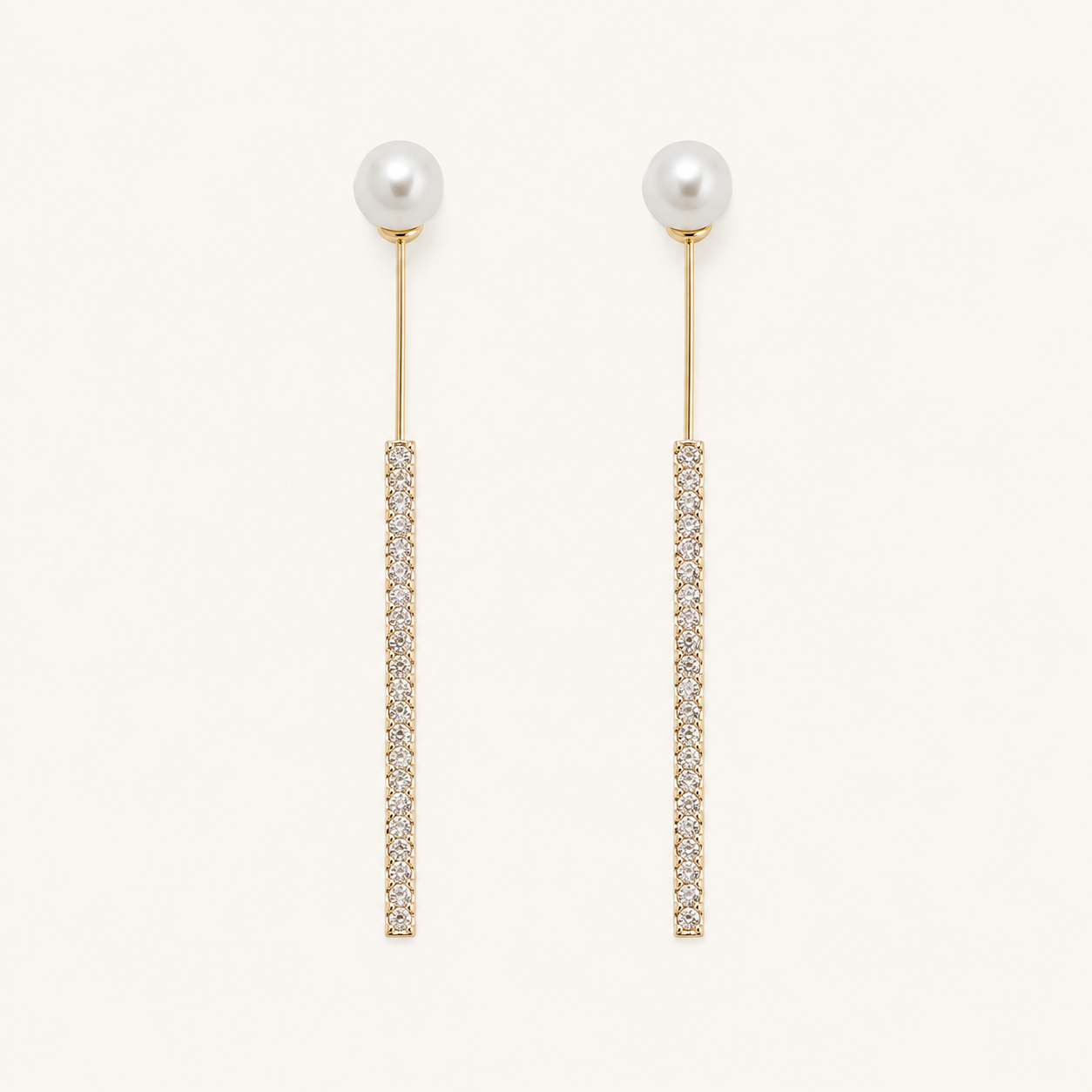 Imelda Gold Pearl Earrings
