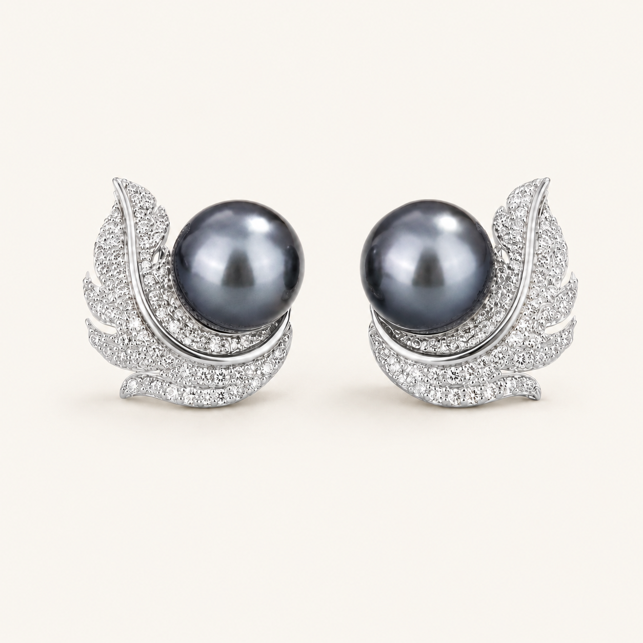 Francesca White Gold Earrings