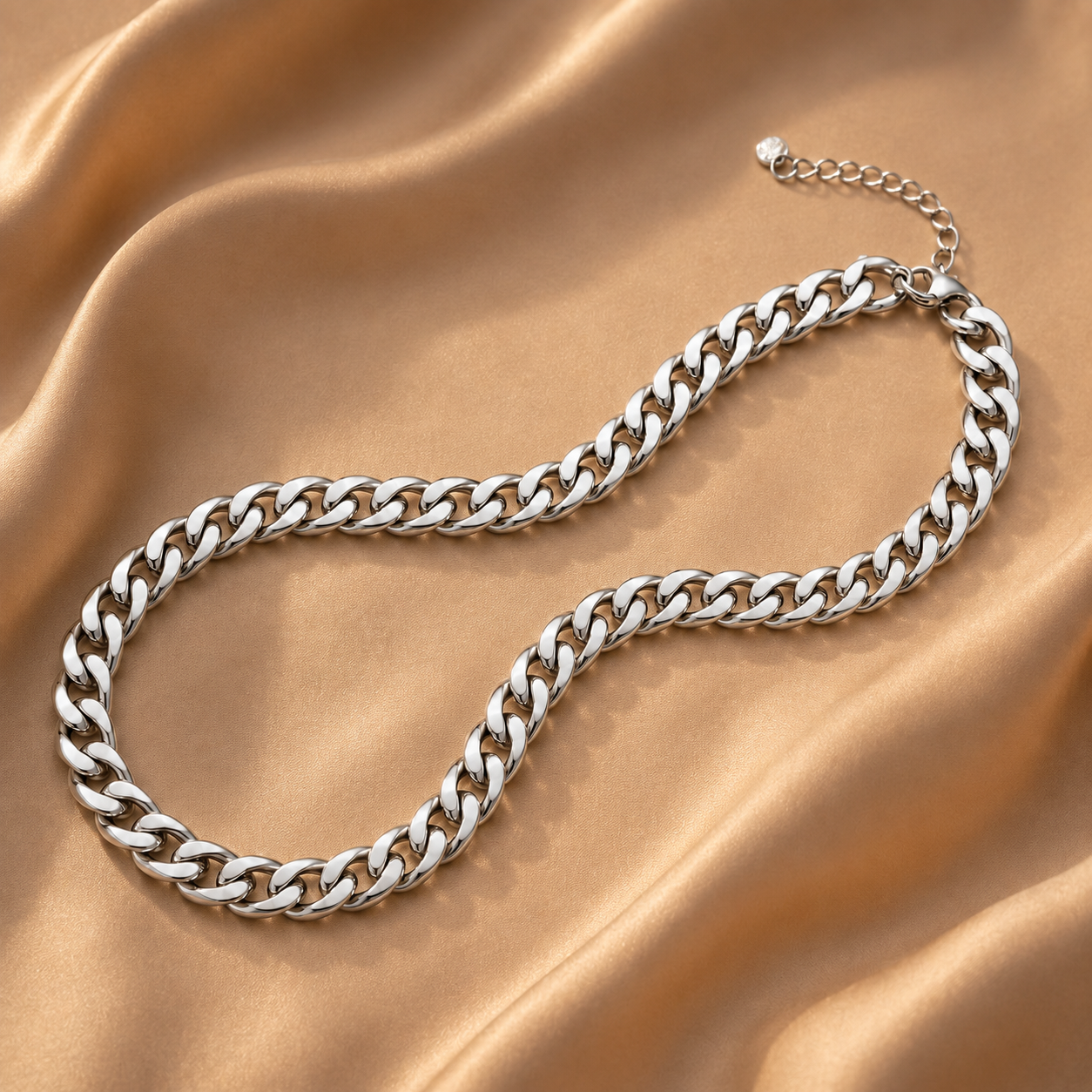 Cuban White Gold Necklace