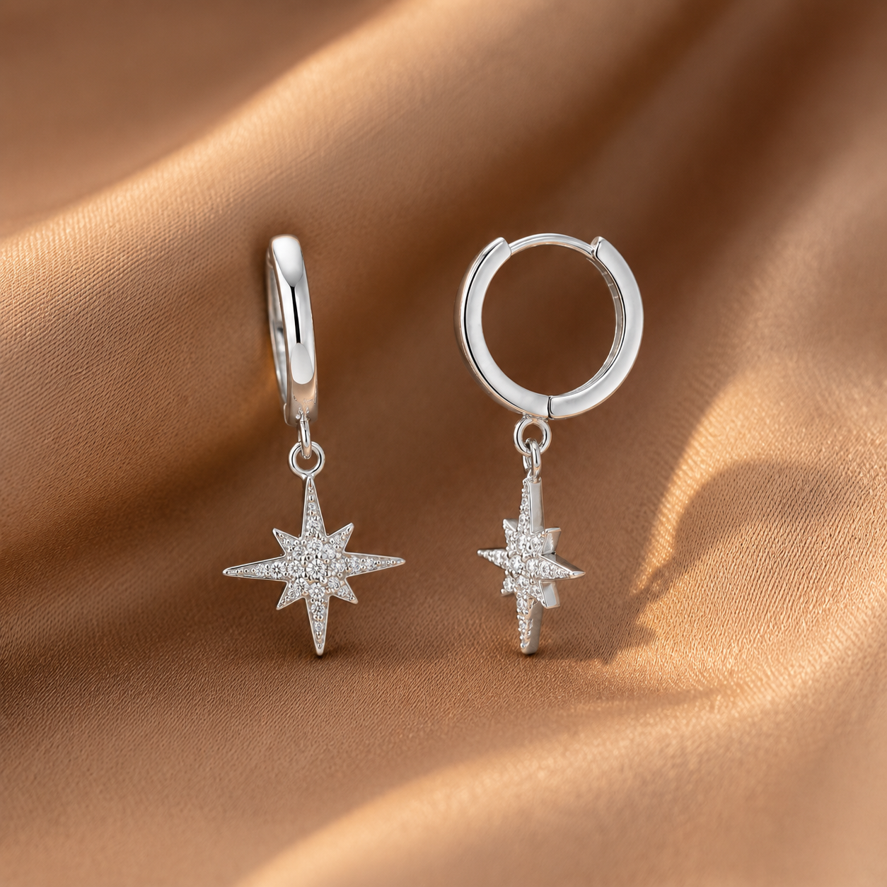 Matilda White Gold Earrings