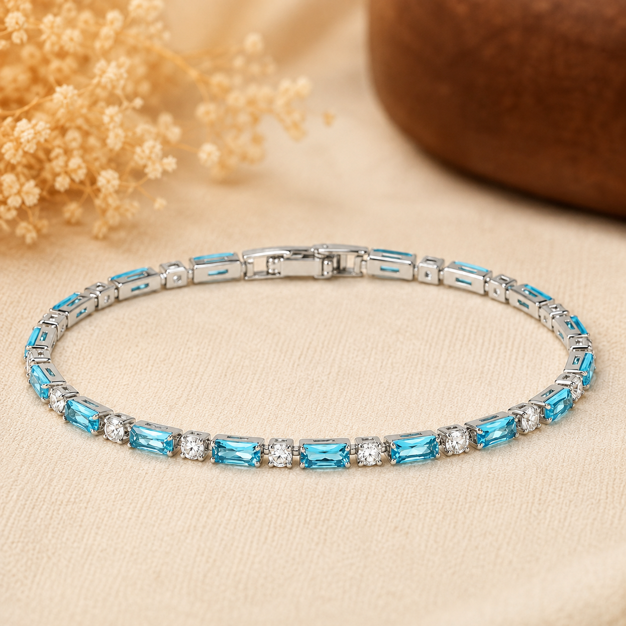 Lucinda White Gold Bracelet