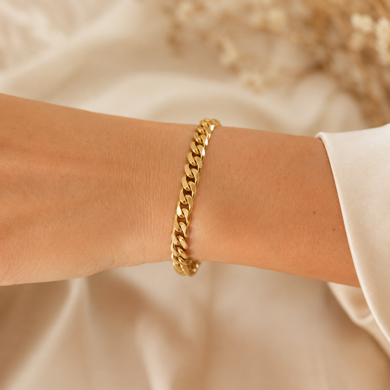 Margaux Gold Cuban Bracelet