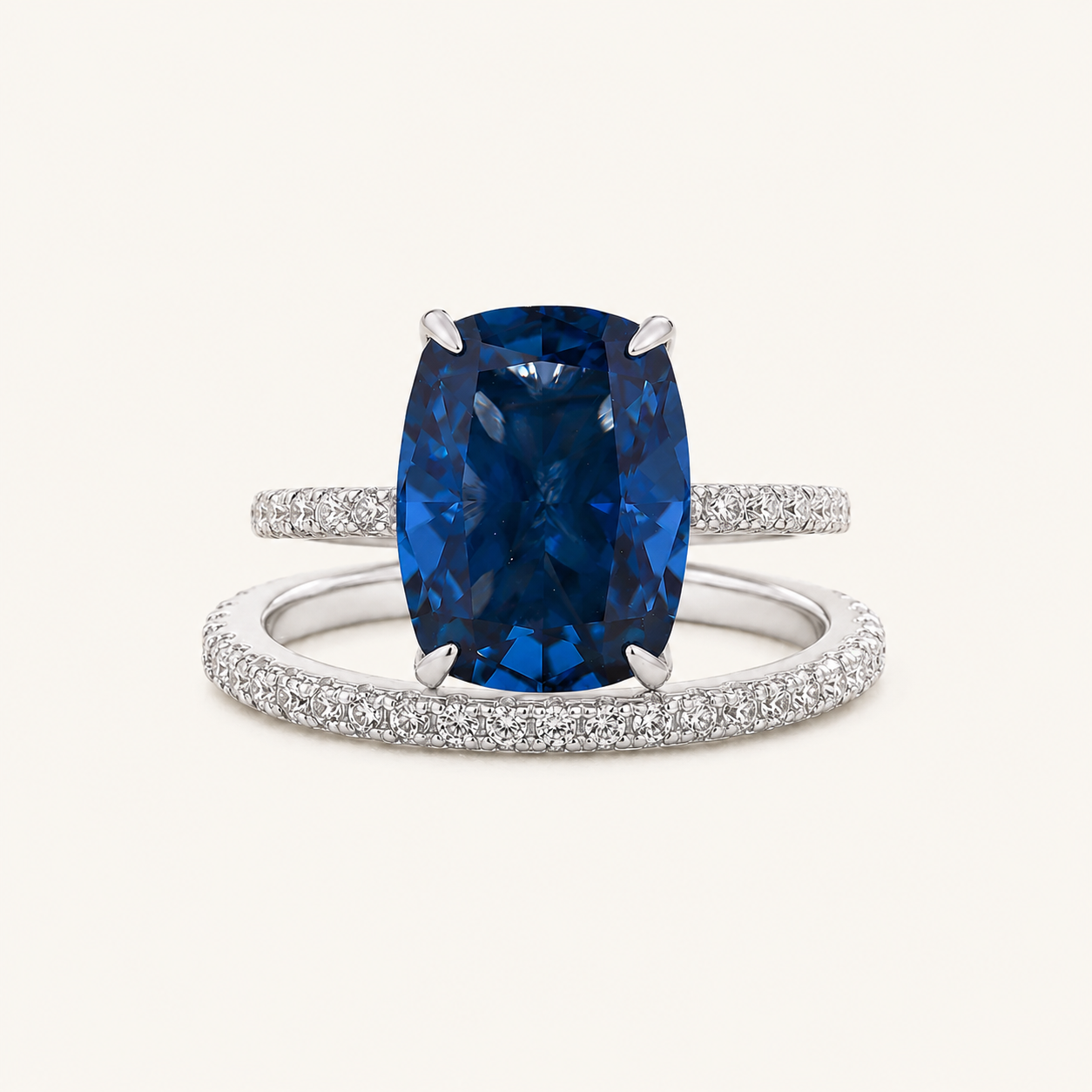 Viola White Gold Sapphire Set