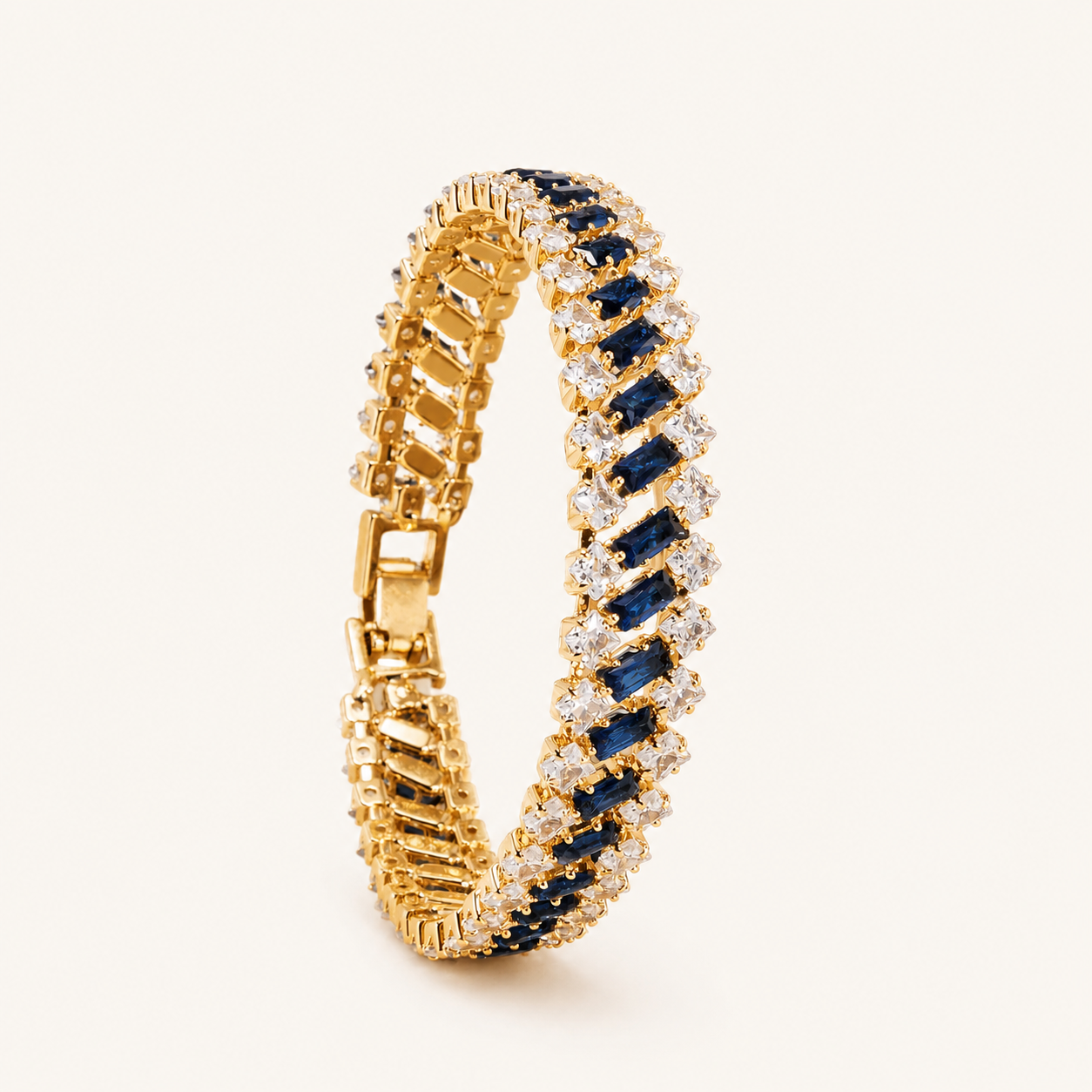 Fiamma Gold Sapphire Bracelet