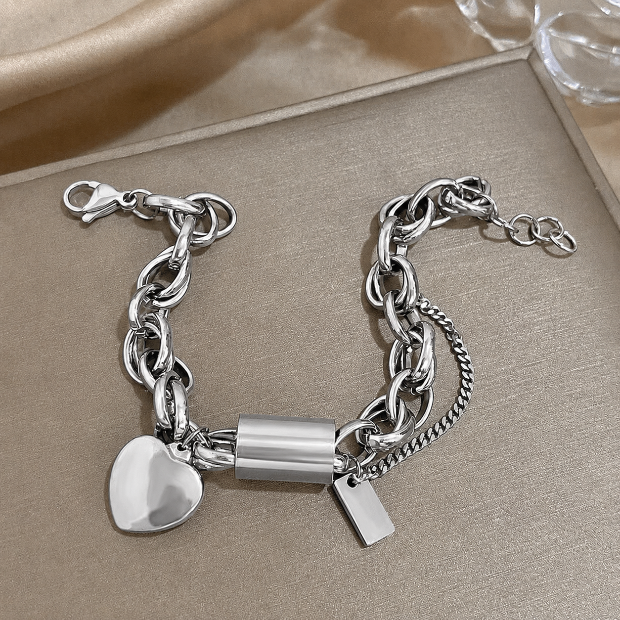 Nova White Gold Bracelet