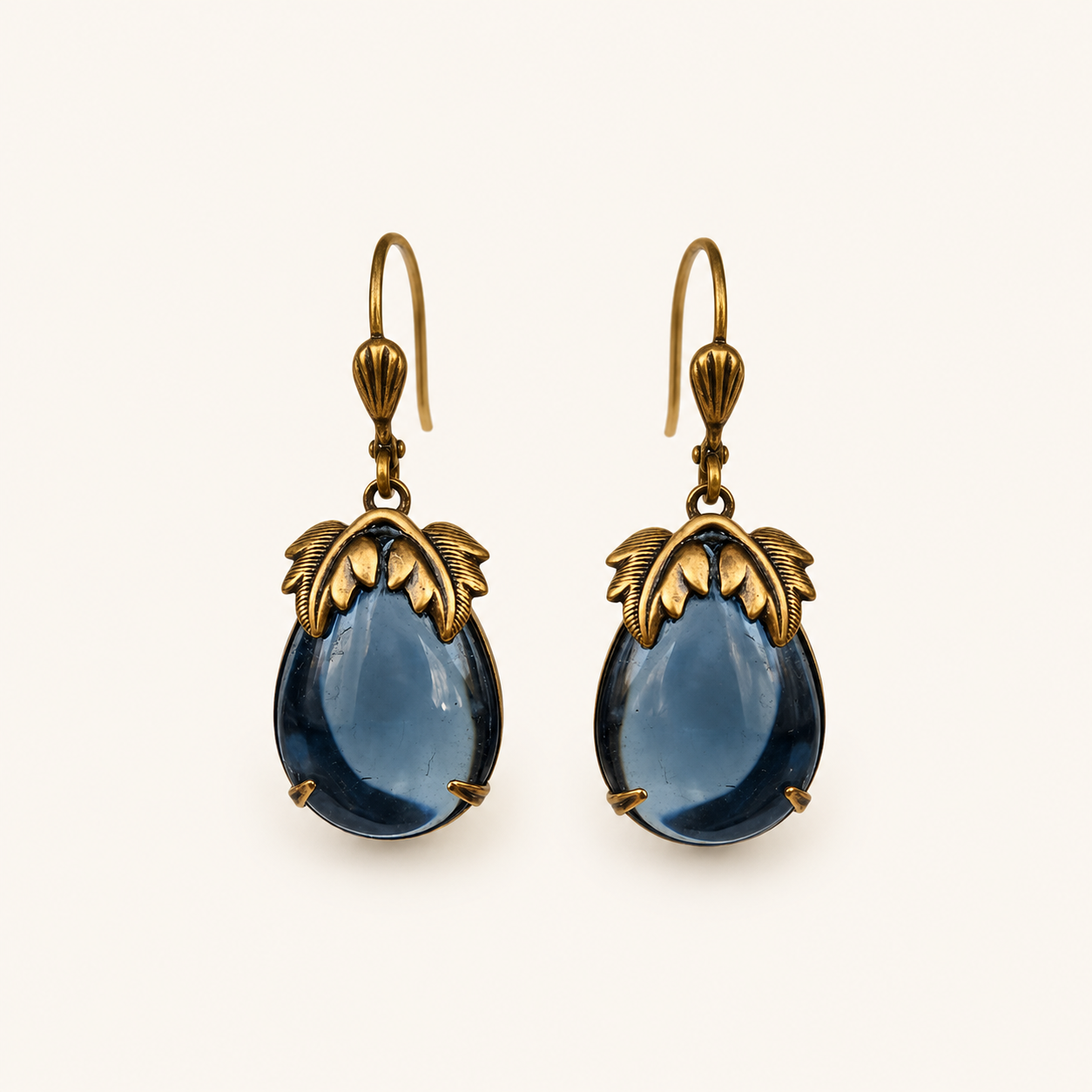 Virginia Gold Sapphire Earrings