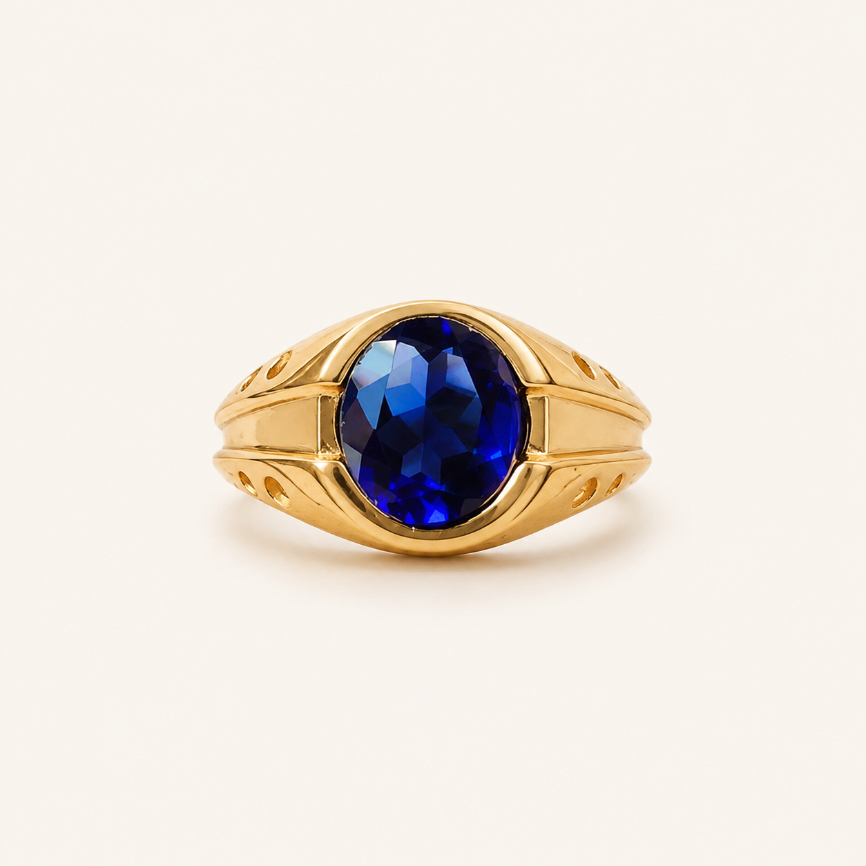 Melania Gold Sapphire Ring