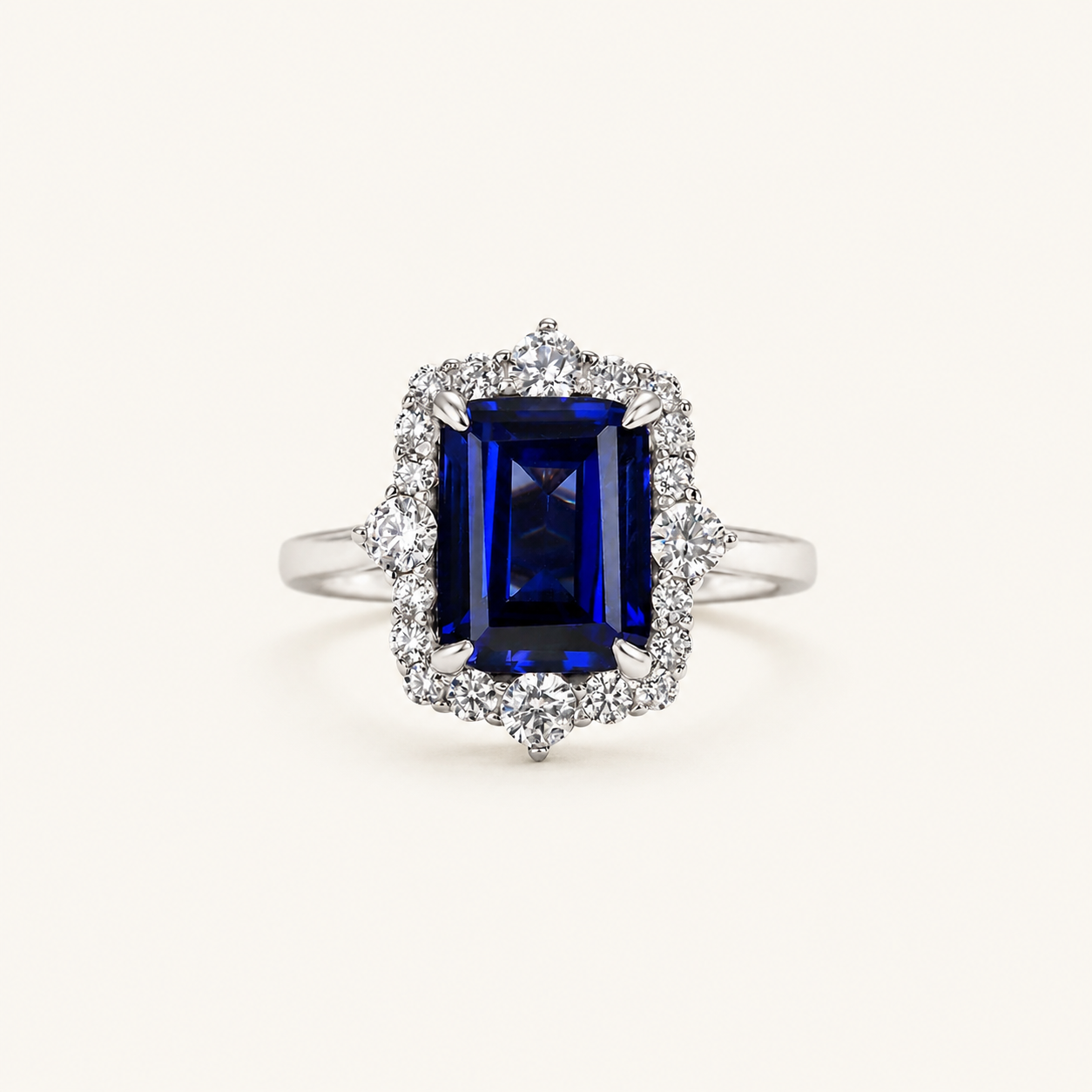 Miriam White Gold Sapphire Ring