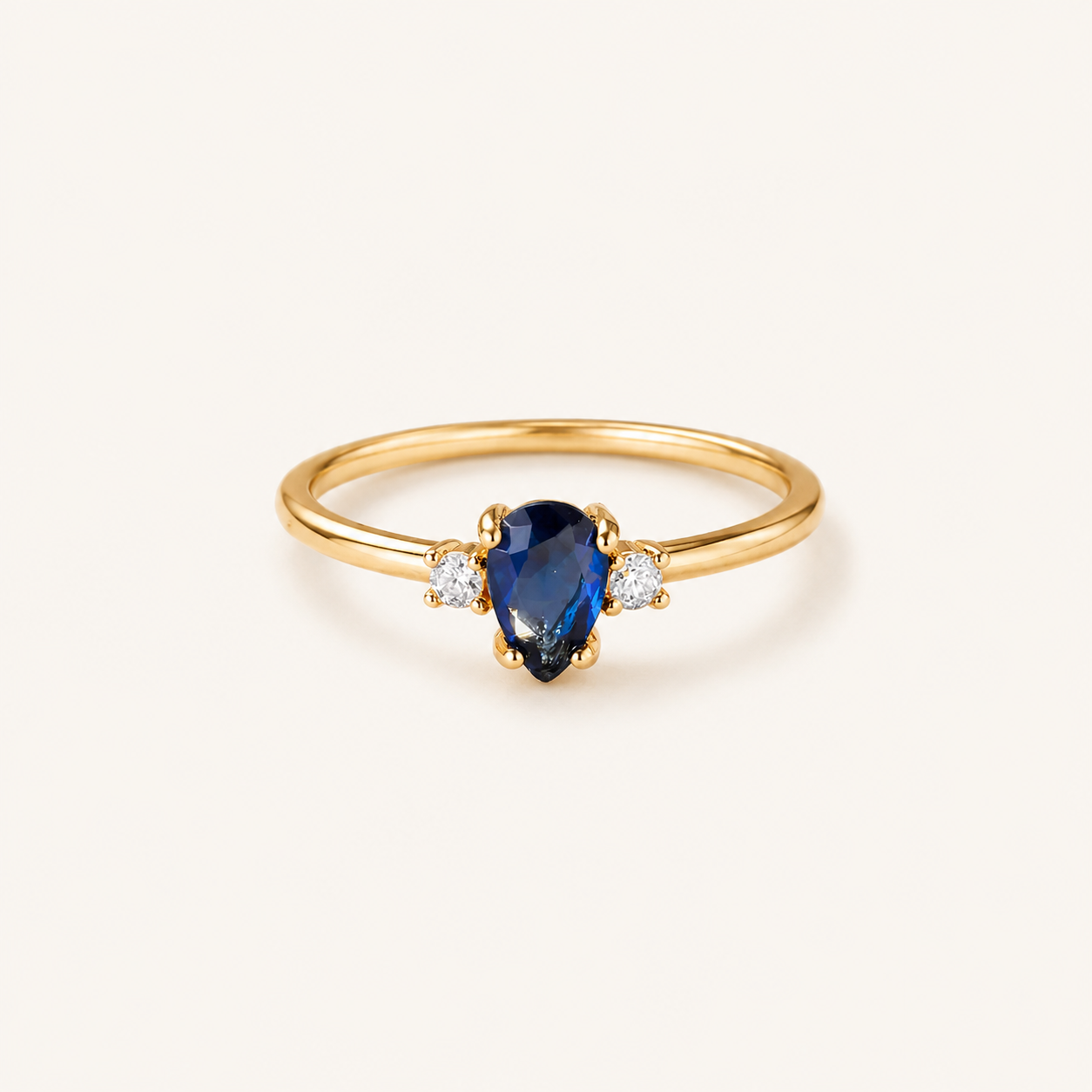 Dalila Gold Sapphire Ring