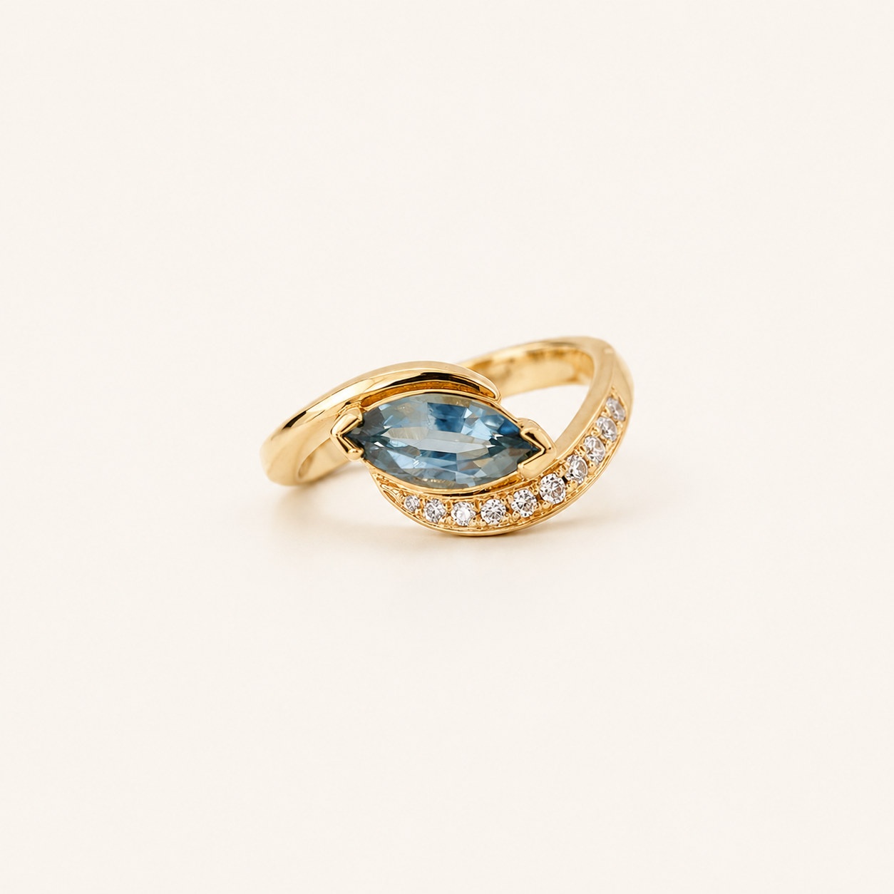 Agnese Gold Sapphire Ring