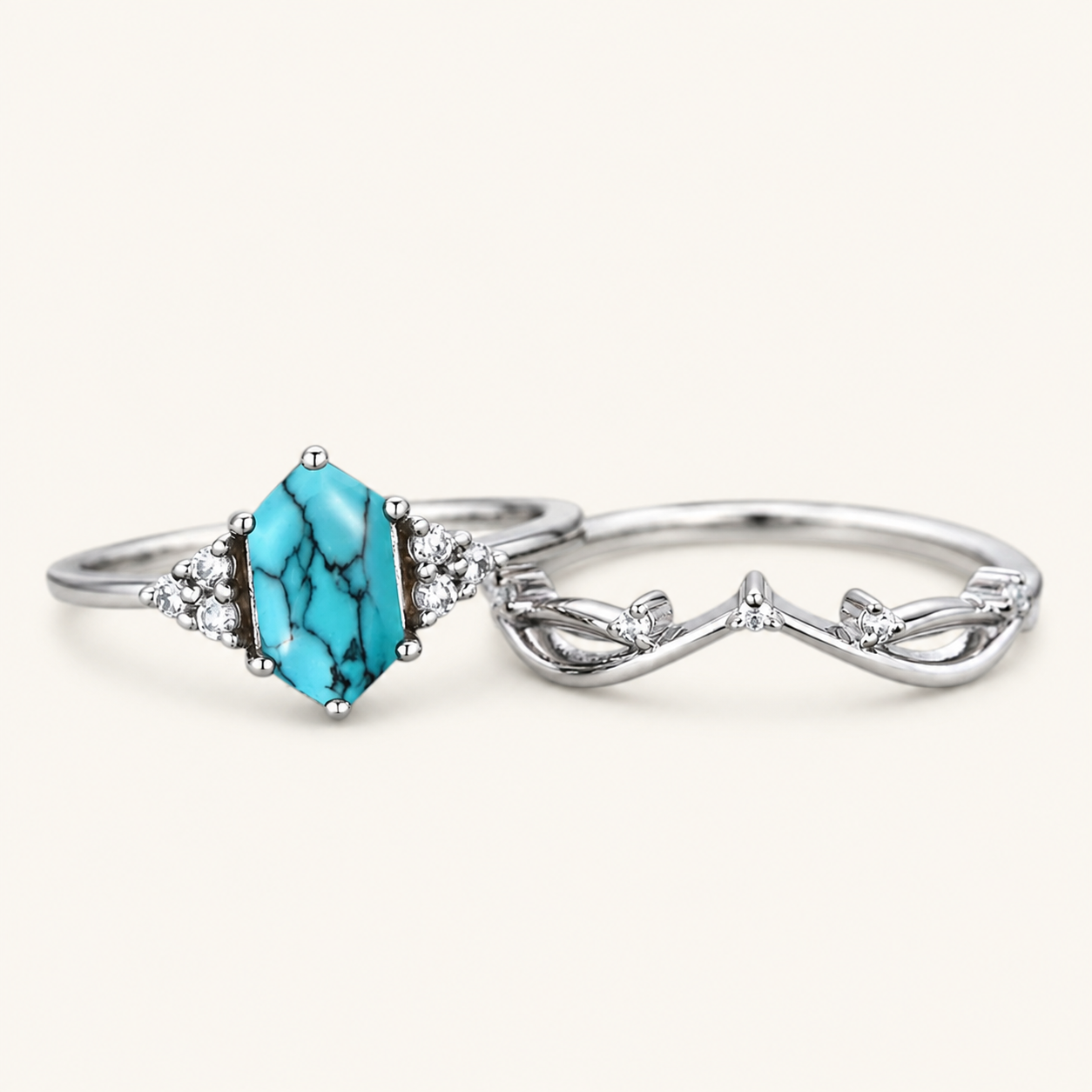 Elarin White Gold Set
