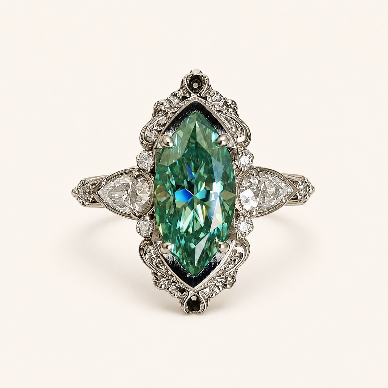 Vaelira Emerald Ring
