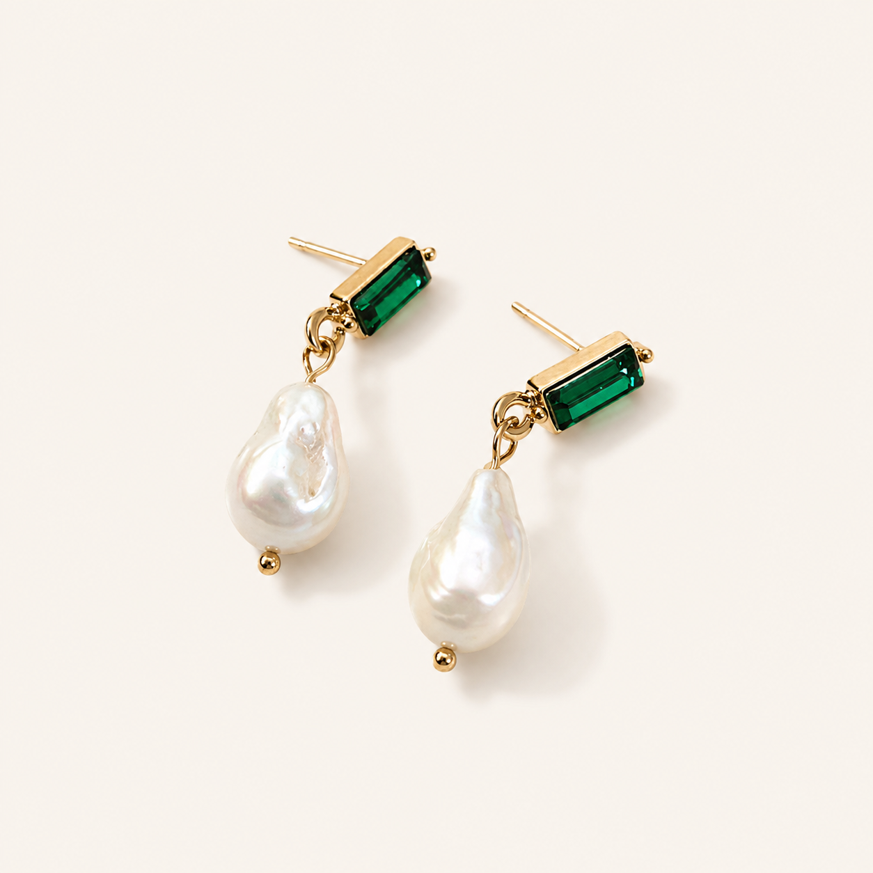 Perpetua Gold Pearl Earrings