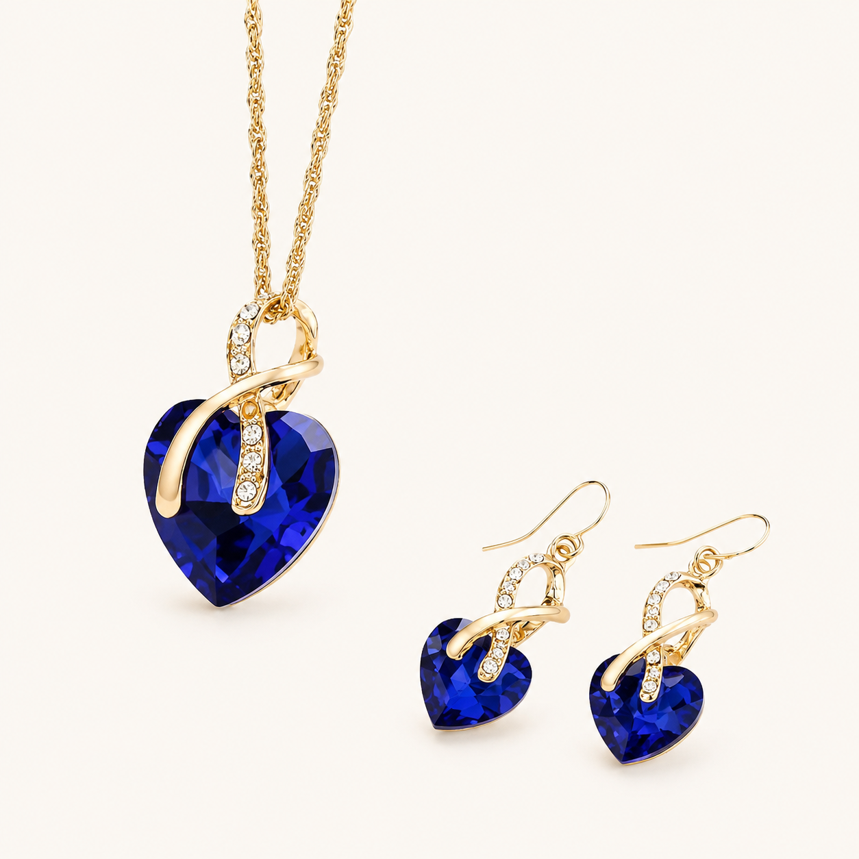Cosima Gold Sapphire Set