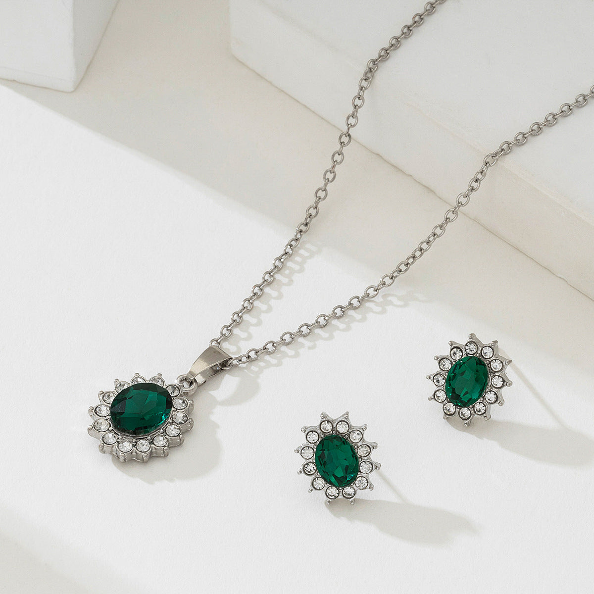 Katya White Gold Set