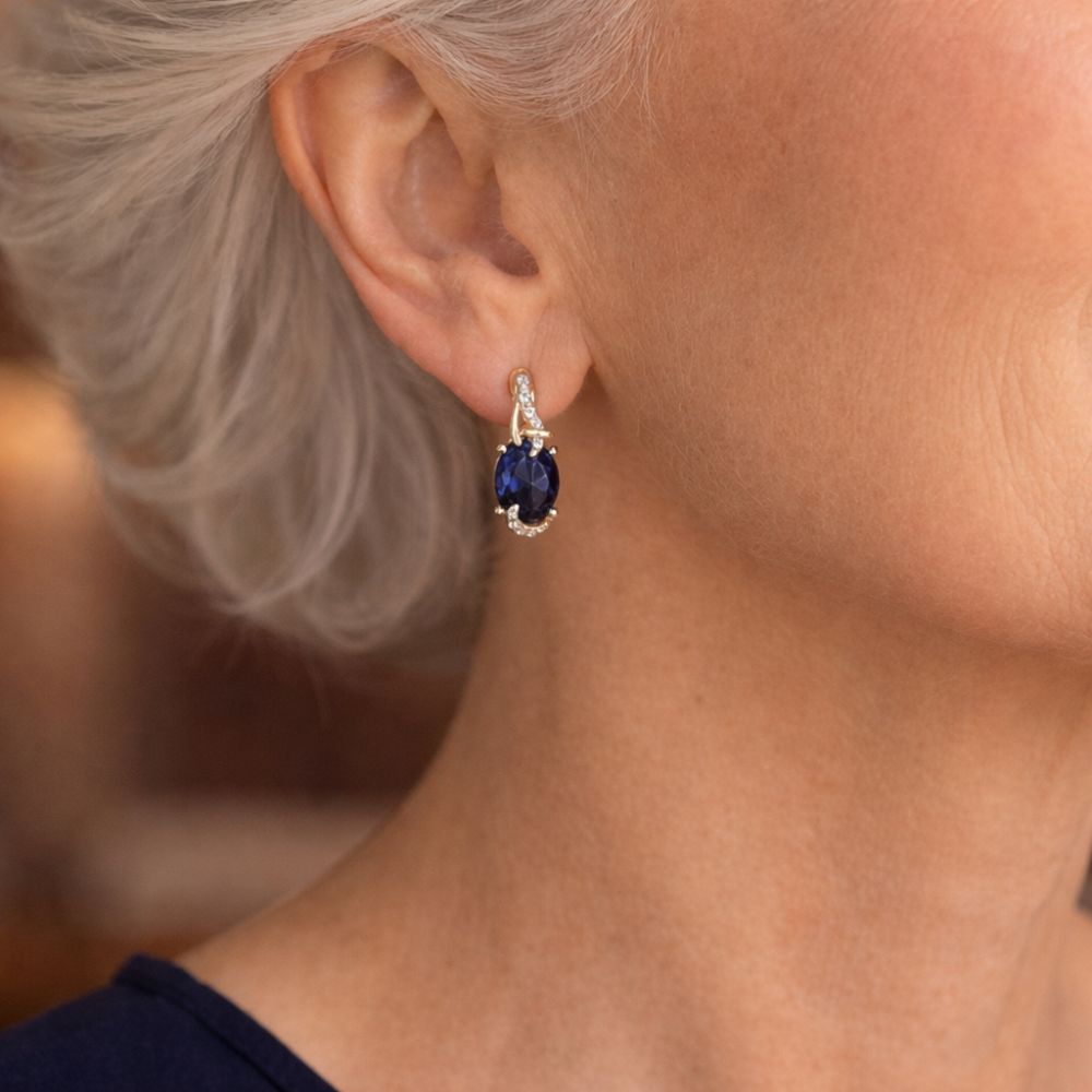 Kessia Midnight Drop Earrings