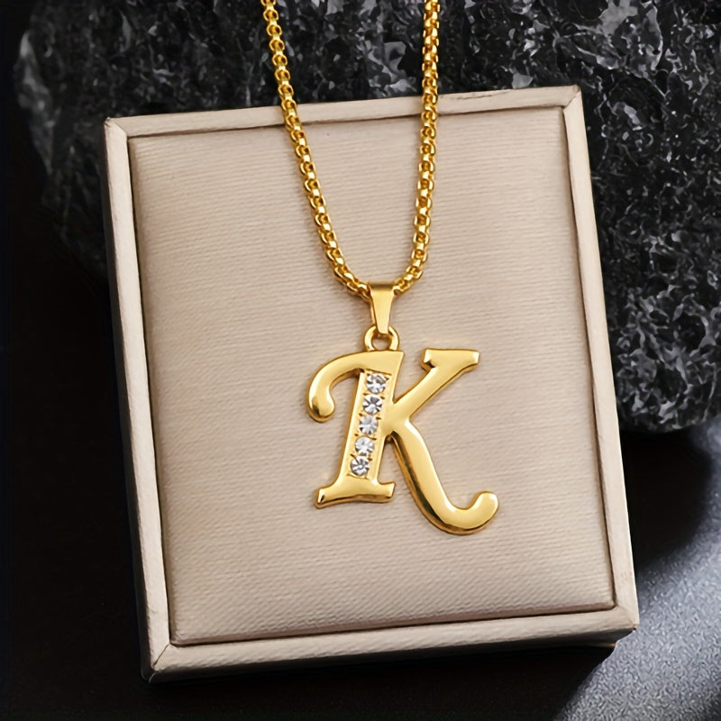 Corinne Gold Initial Necklace