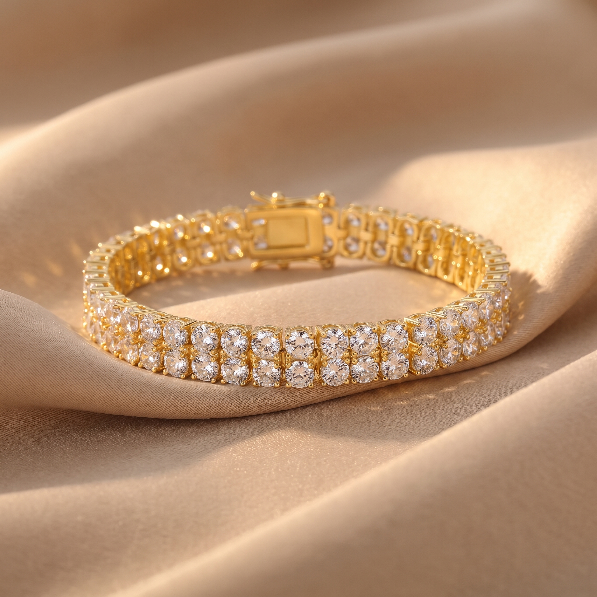 Davina Gold Tennis Bracelet