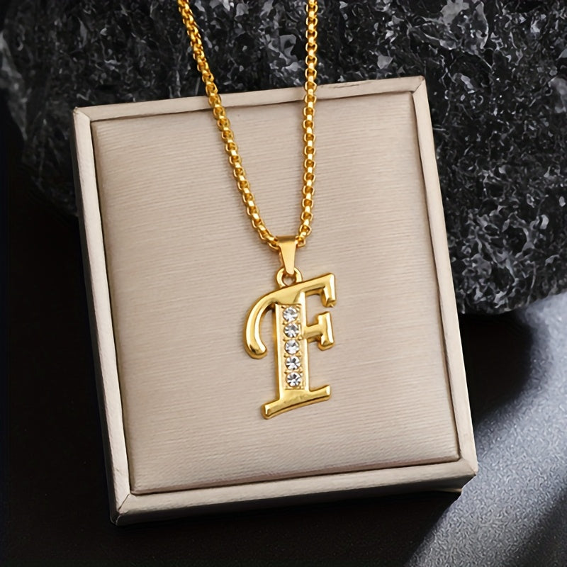 Corinne Gold Initial Necklace