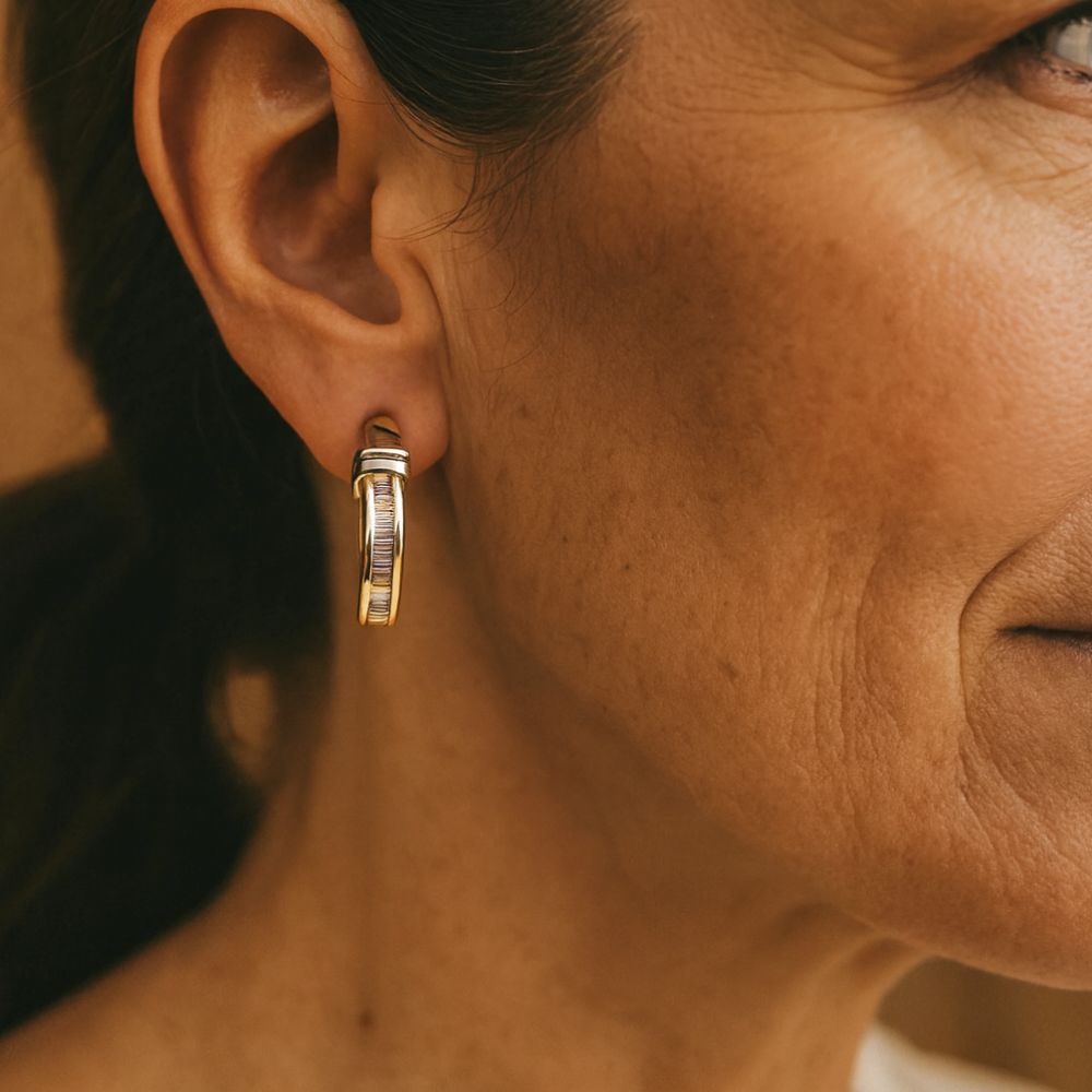Serena Gold Diamond Earrings