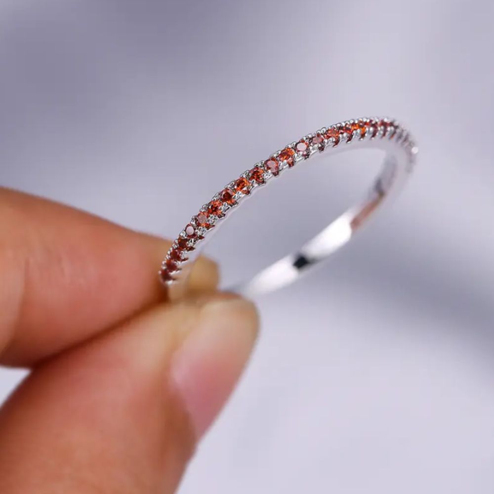 Soraya White Gold Ruby Ring