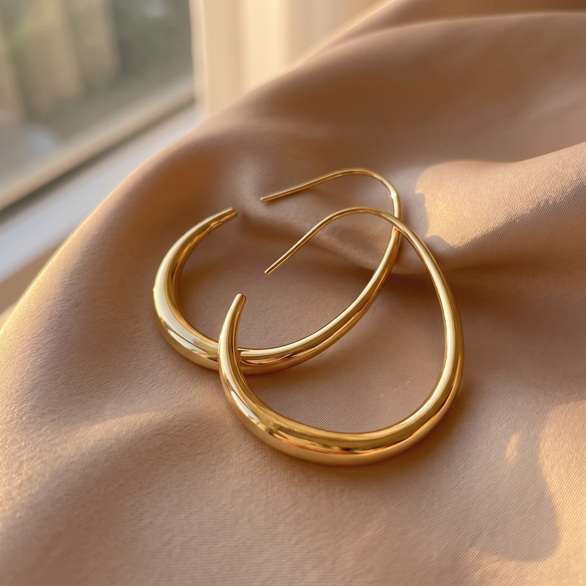 Calliope Gold Hoop Earrings