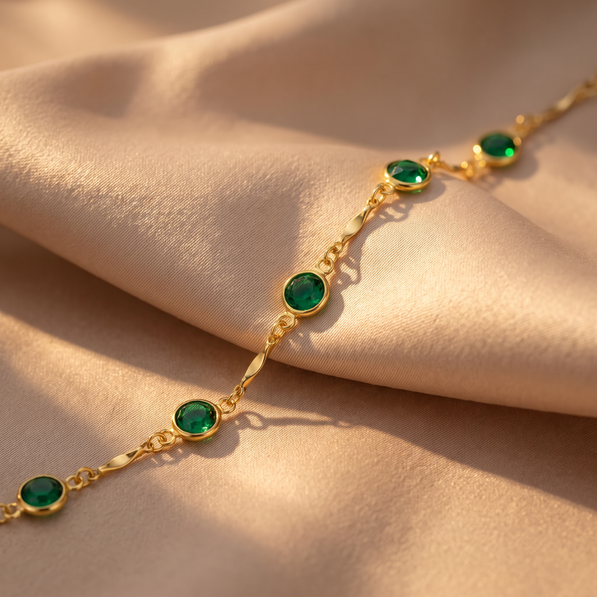 Esme Emerald Bracelet