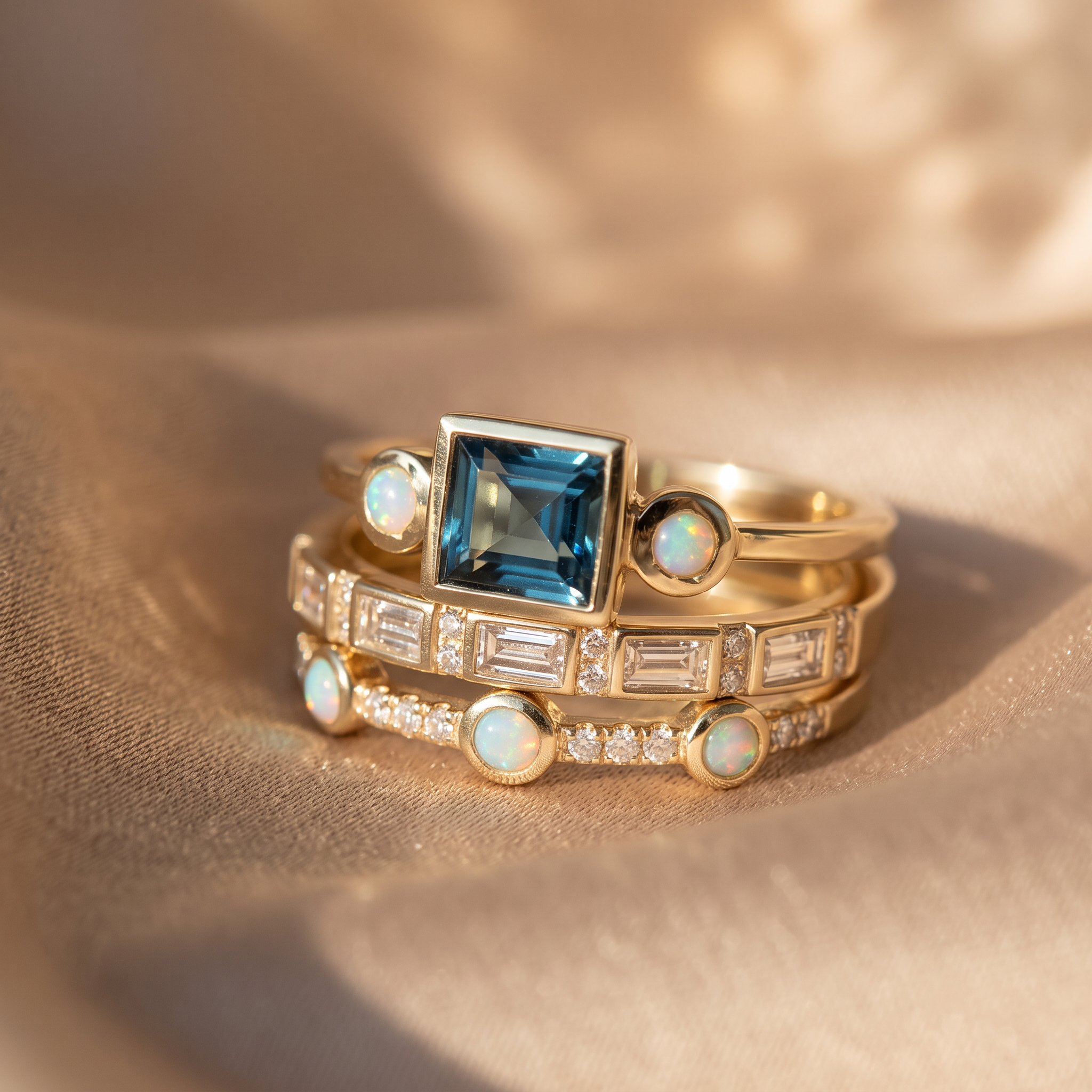 Jolene Gold Ring Set