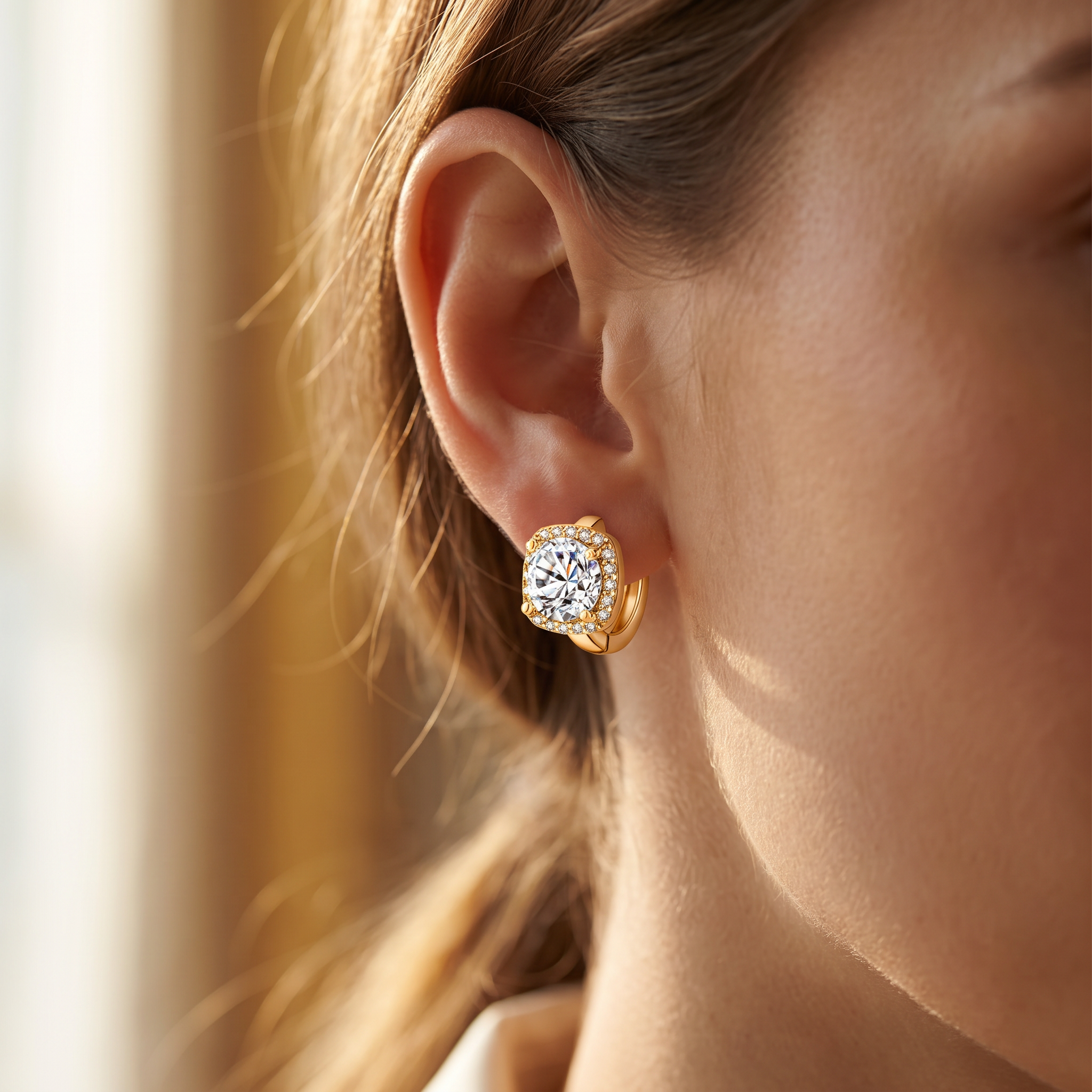 Nadine Square Earrings