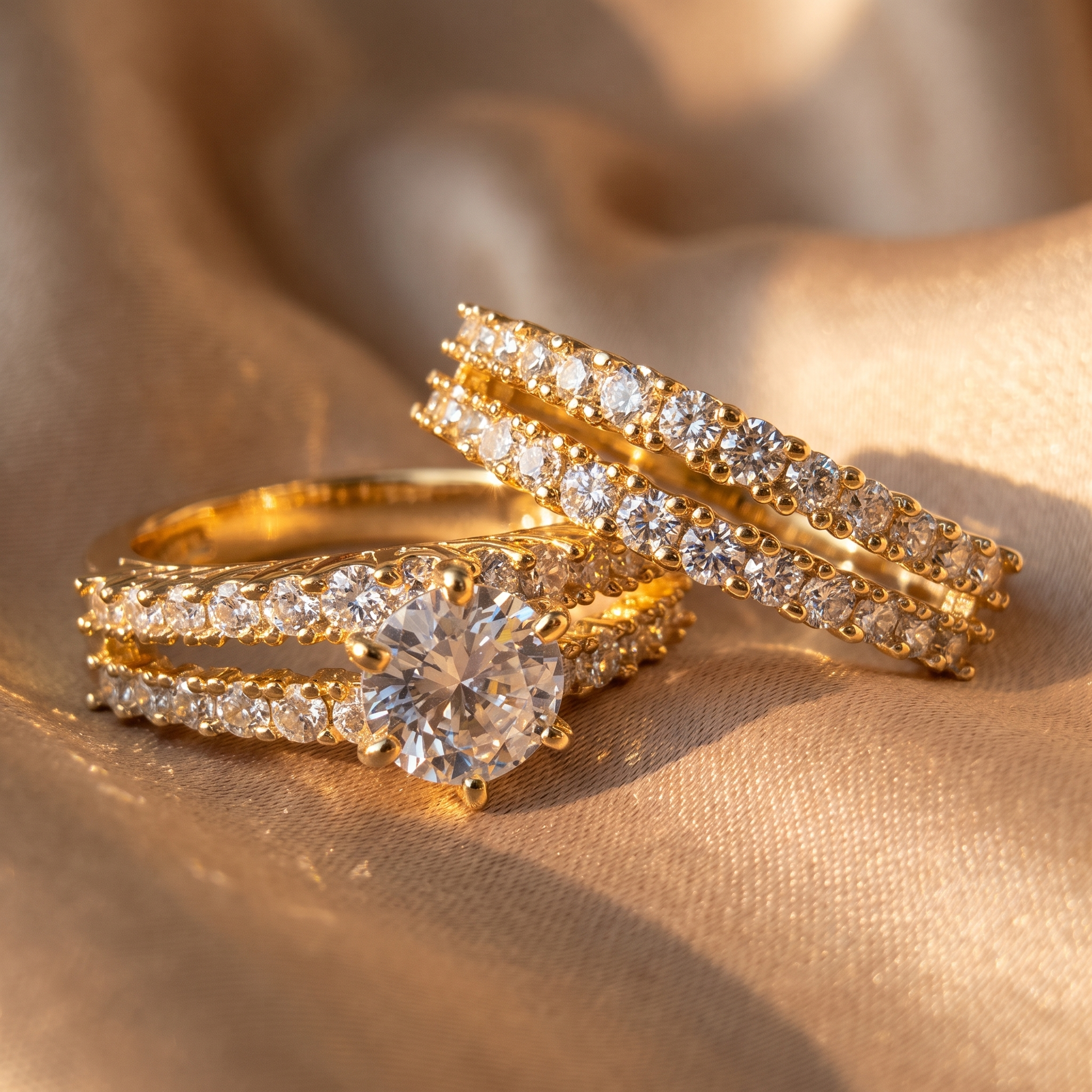 Orla Gold Ring Set