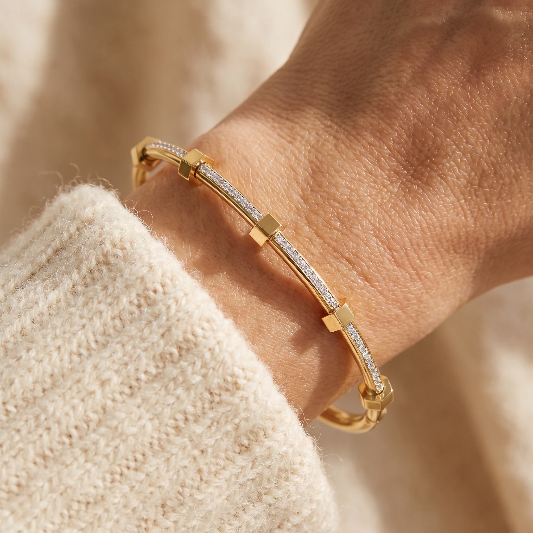 Paisley Gold Bracelet