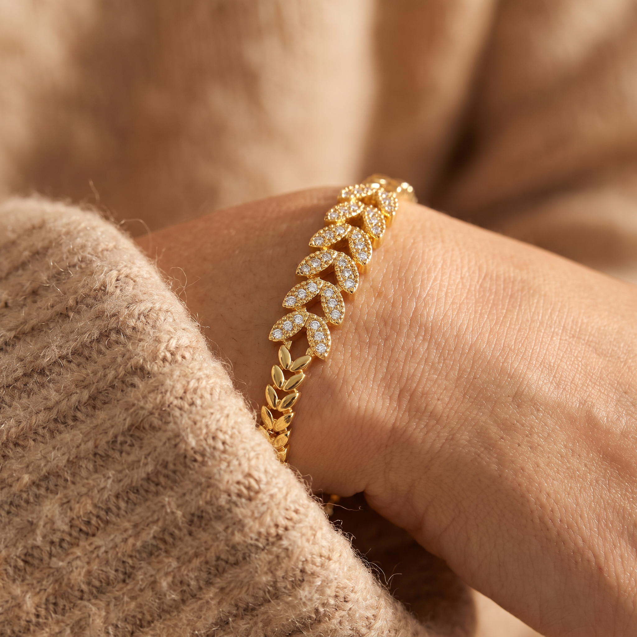 Sable Gold Tennis Bracelet