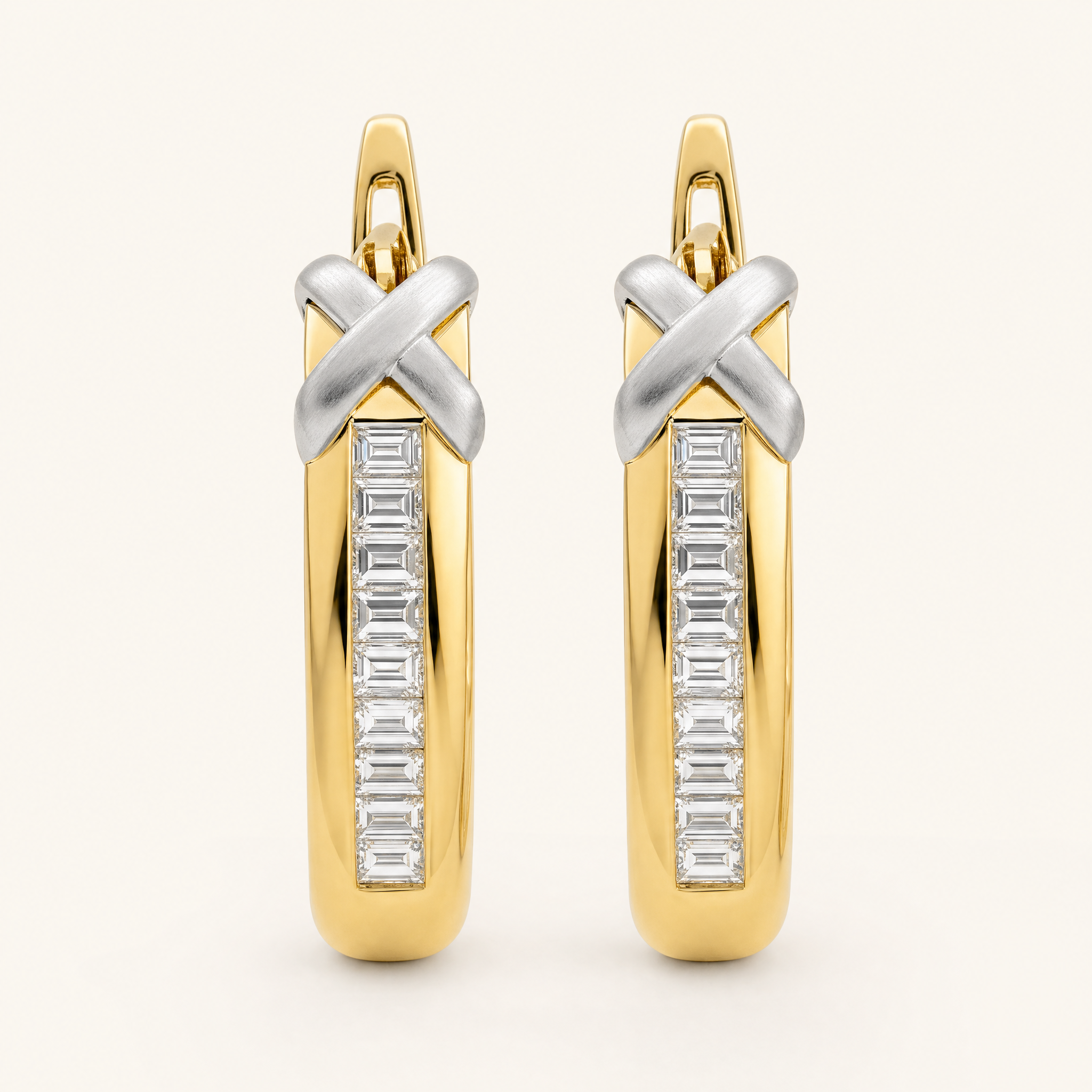 Serena Gold Diamond Earrings