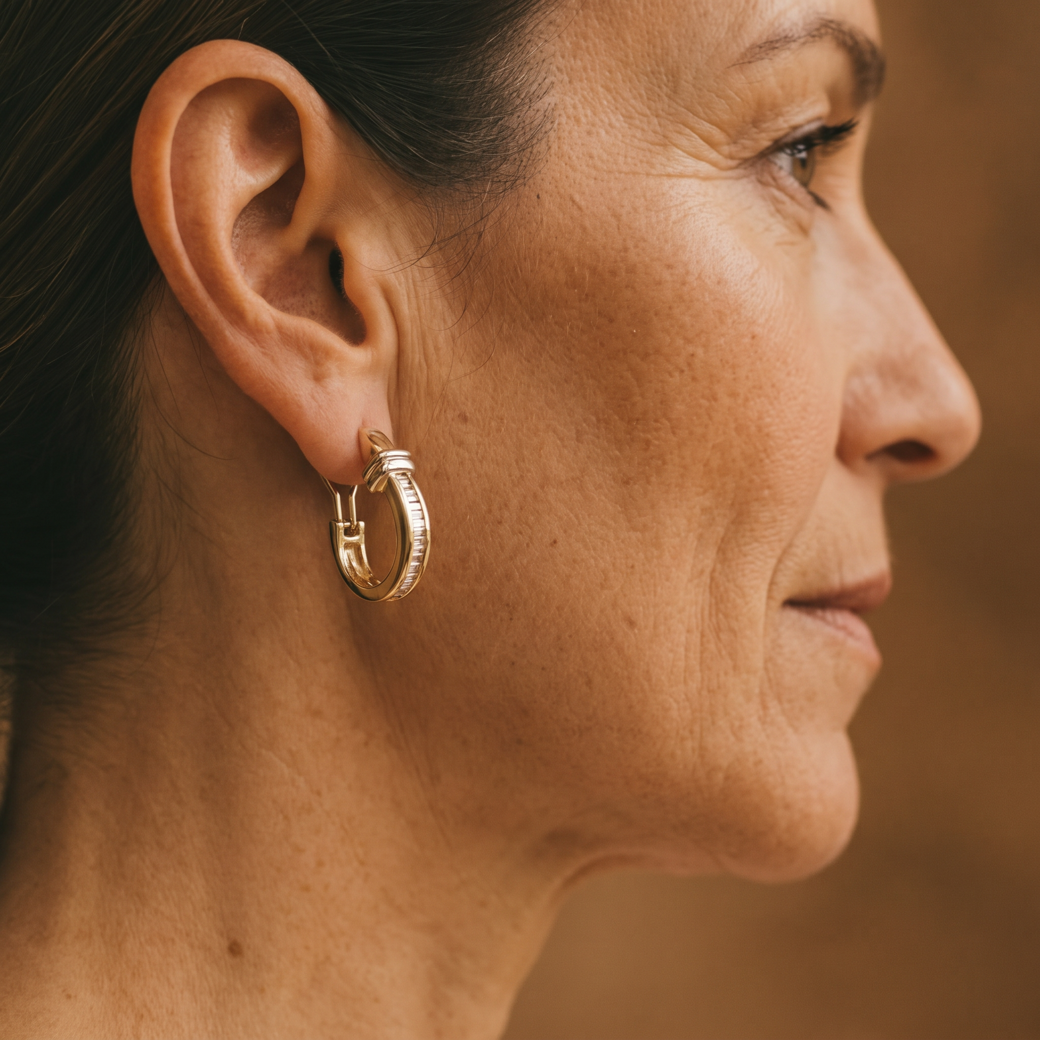 Serena Gold Diamond Earrings