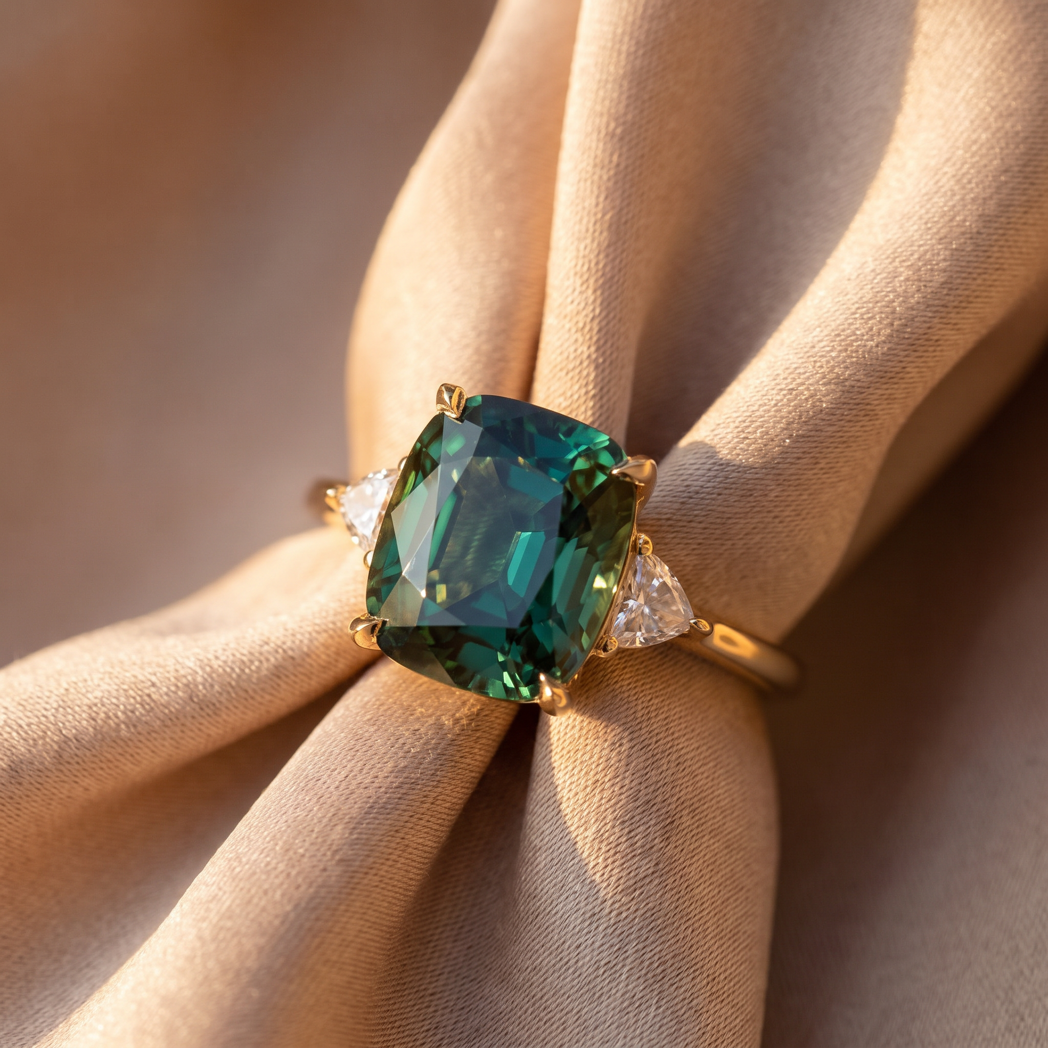 Elise Gold Solitaire Ring