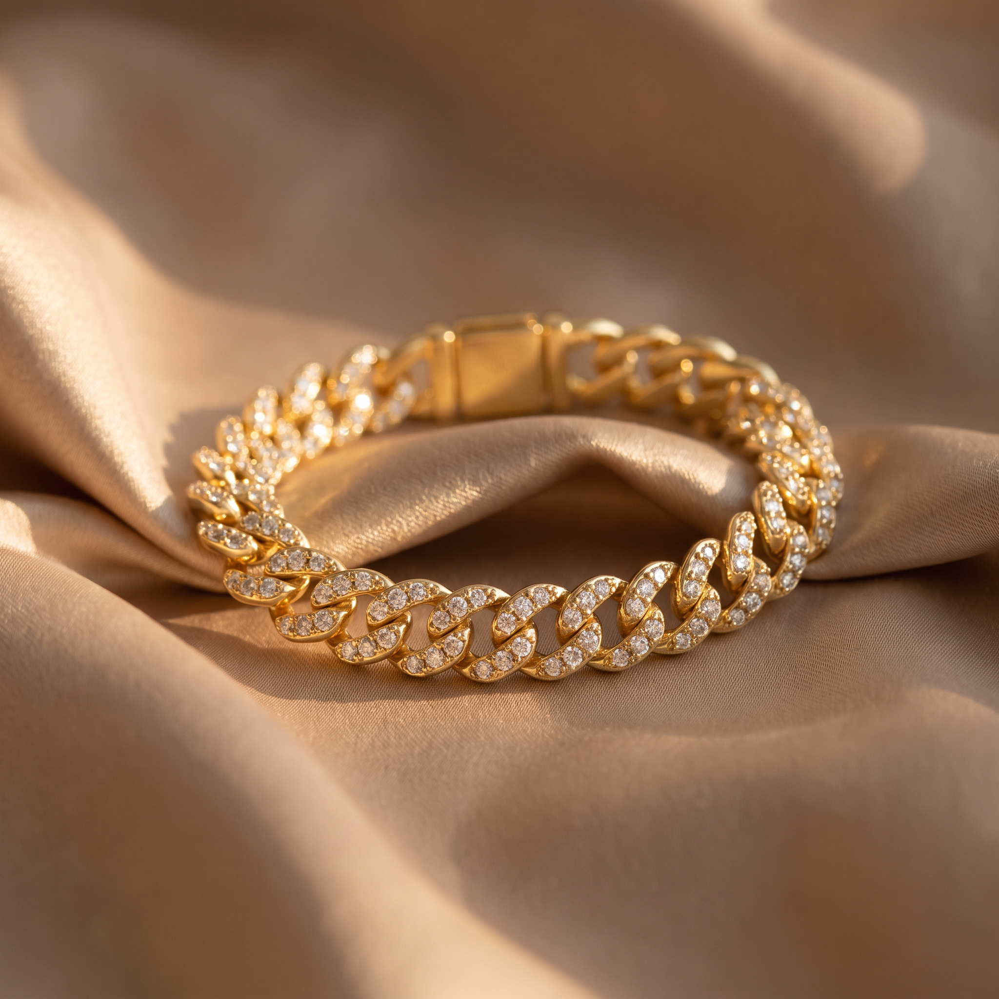 Xara Pave Cuban Bracelet