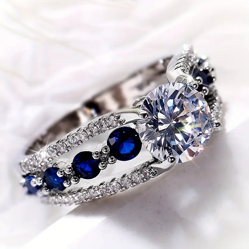 Colette White Gold Sapphire Ring